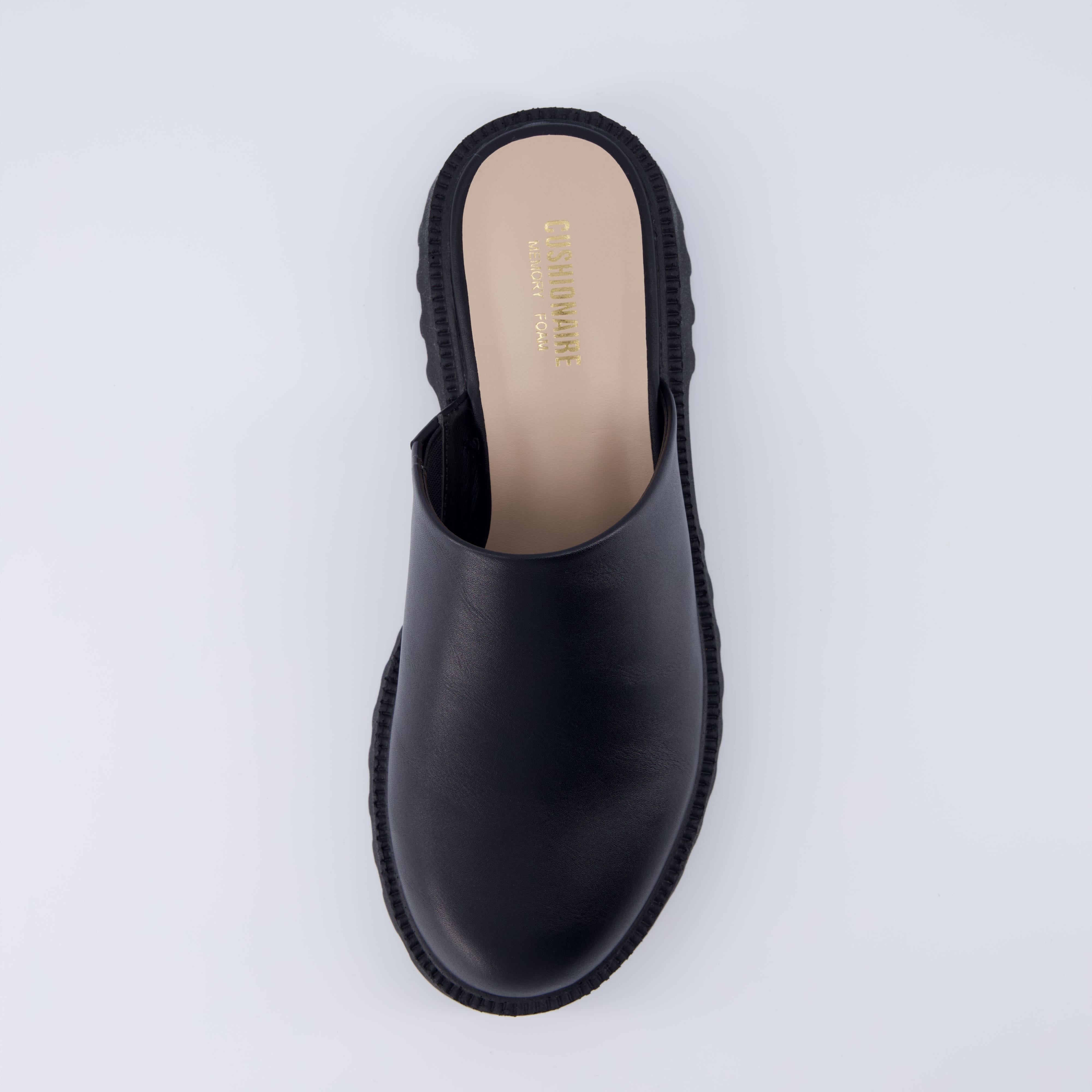 Bolt Slip On Lug Mule Black