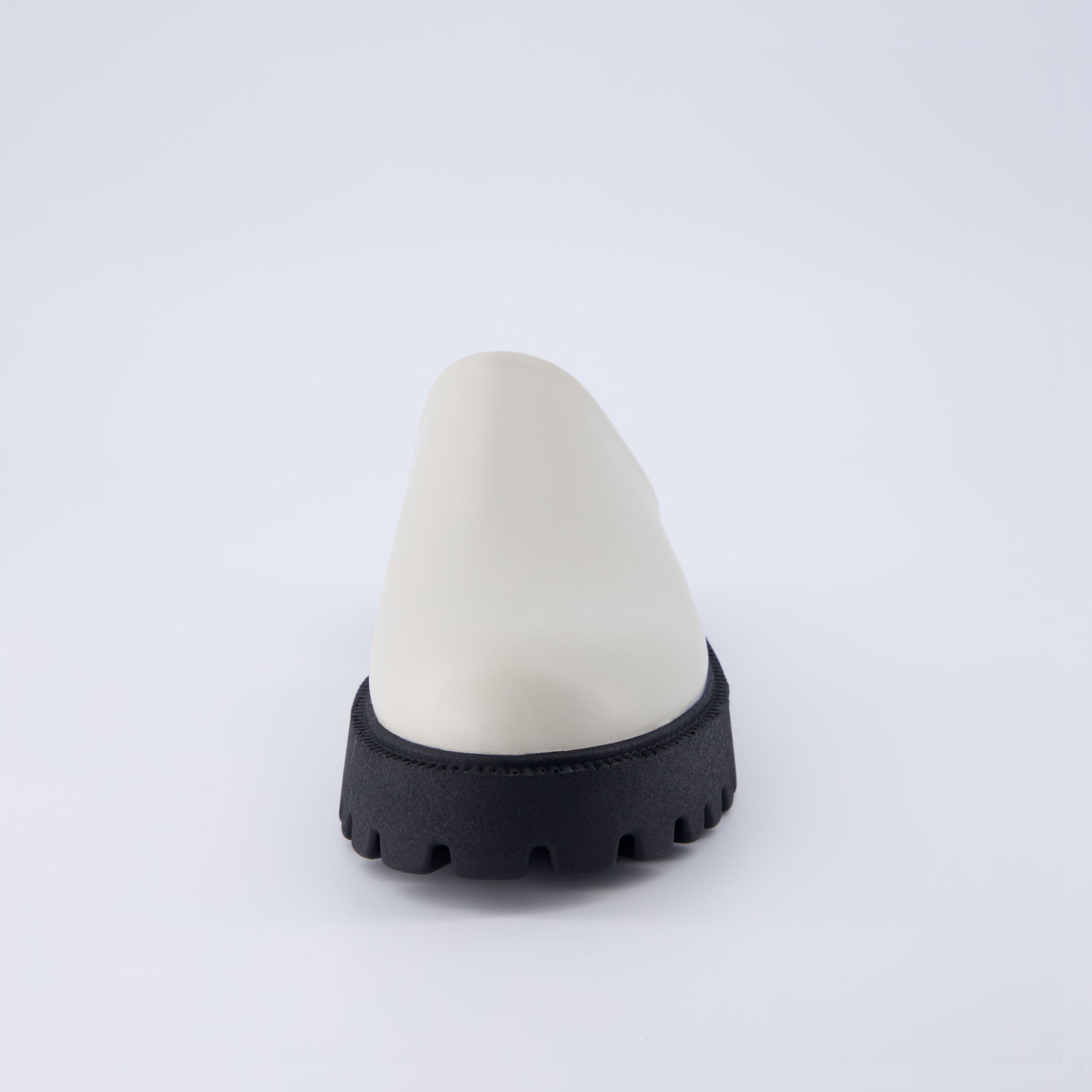 Bolt Slip On Lug Mule Cream