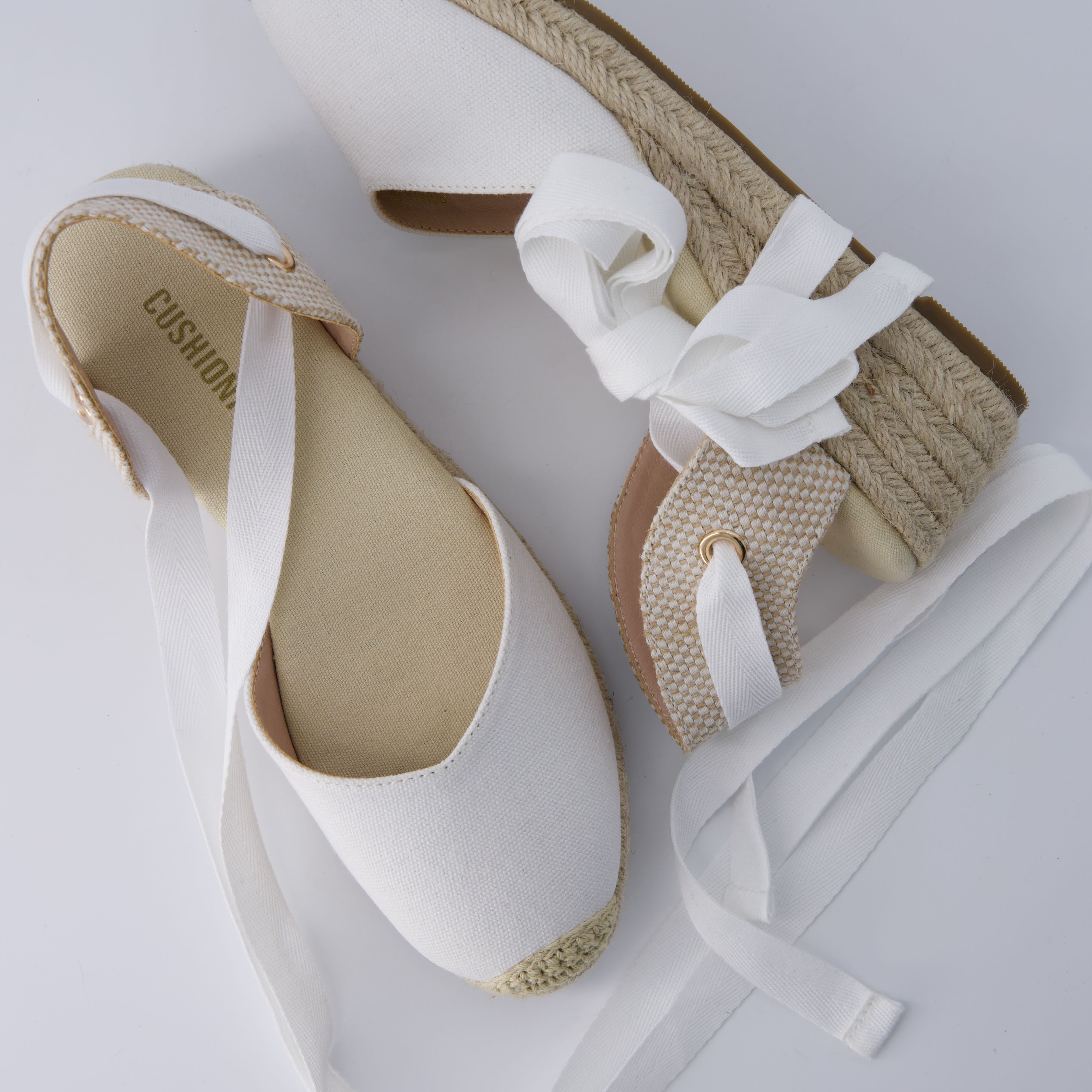 Bonita Platform Wedge Sandals Chocolate Linen