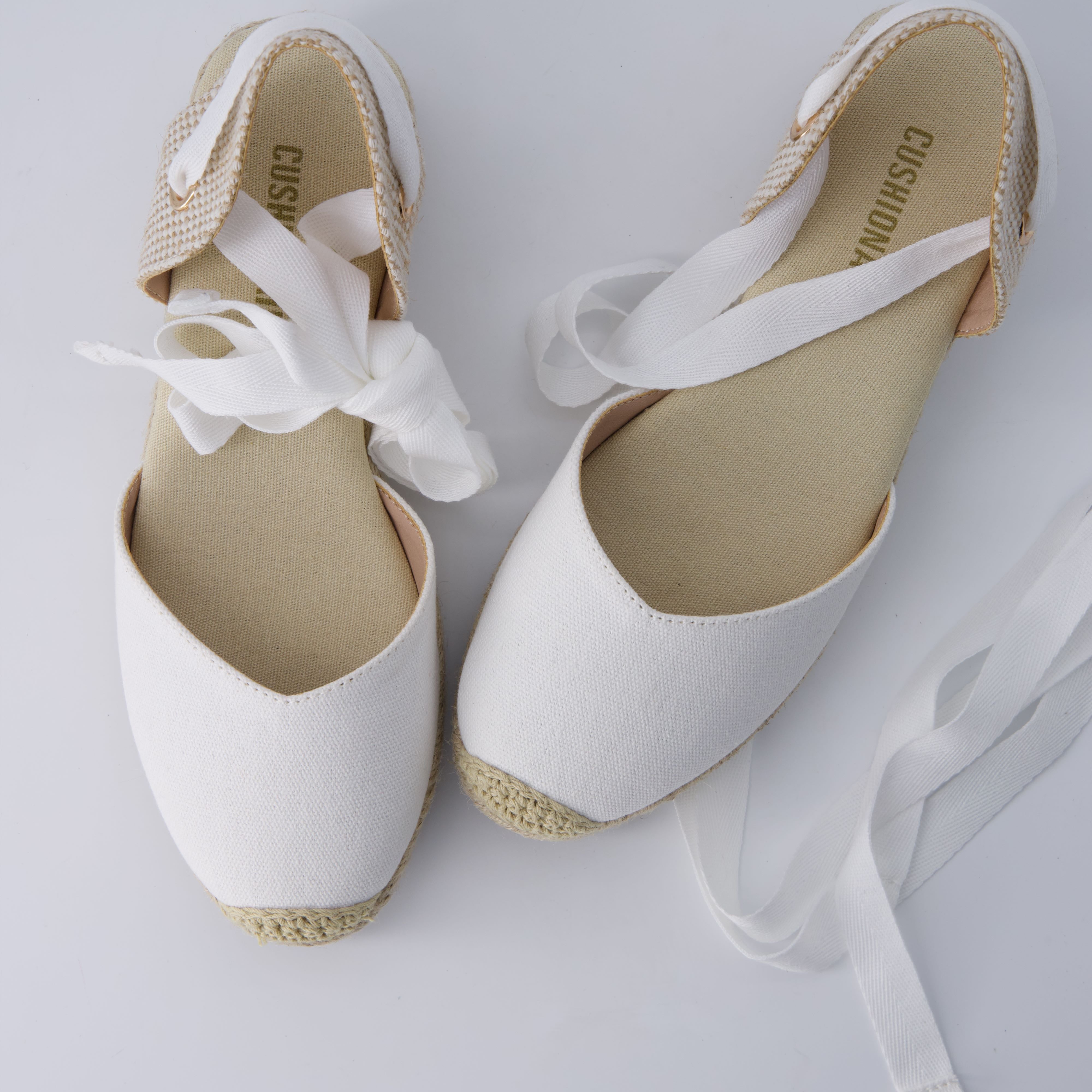 Bonita Platform Wedge Sandals Chocolate Linen