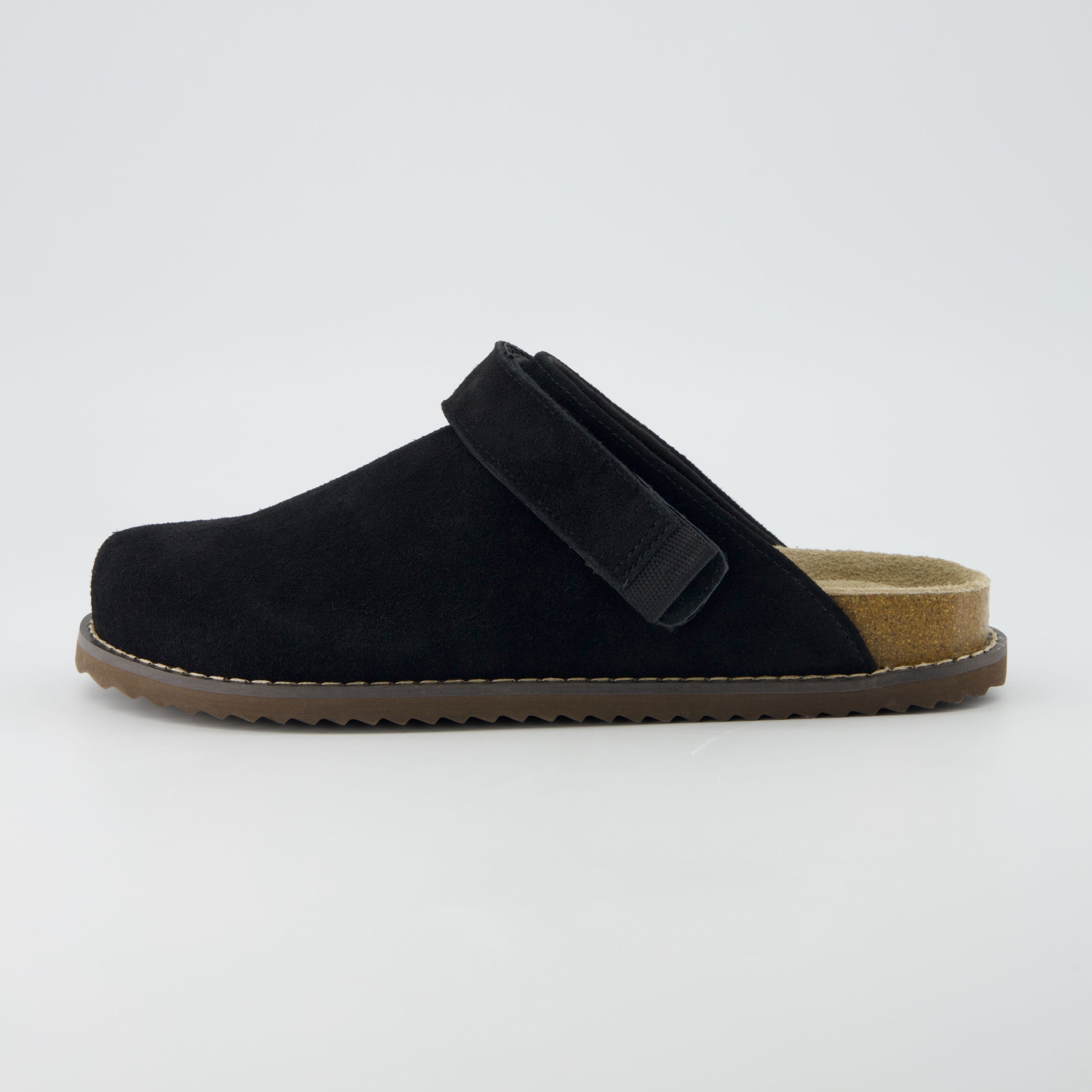 Boulder Suede Clog Black