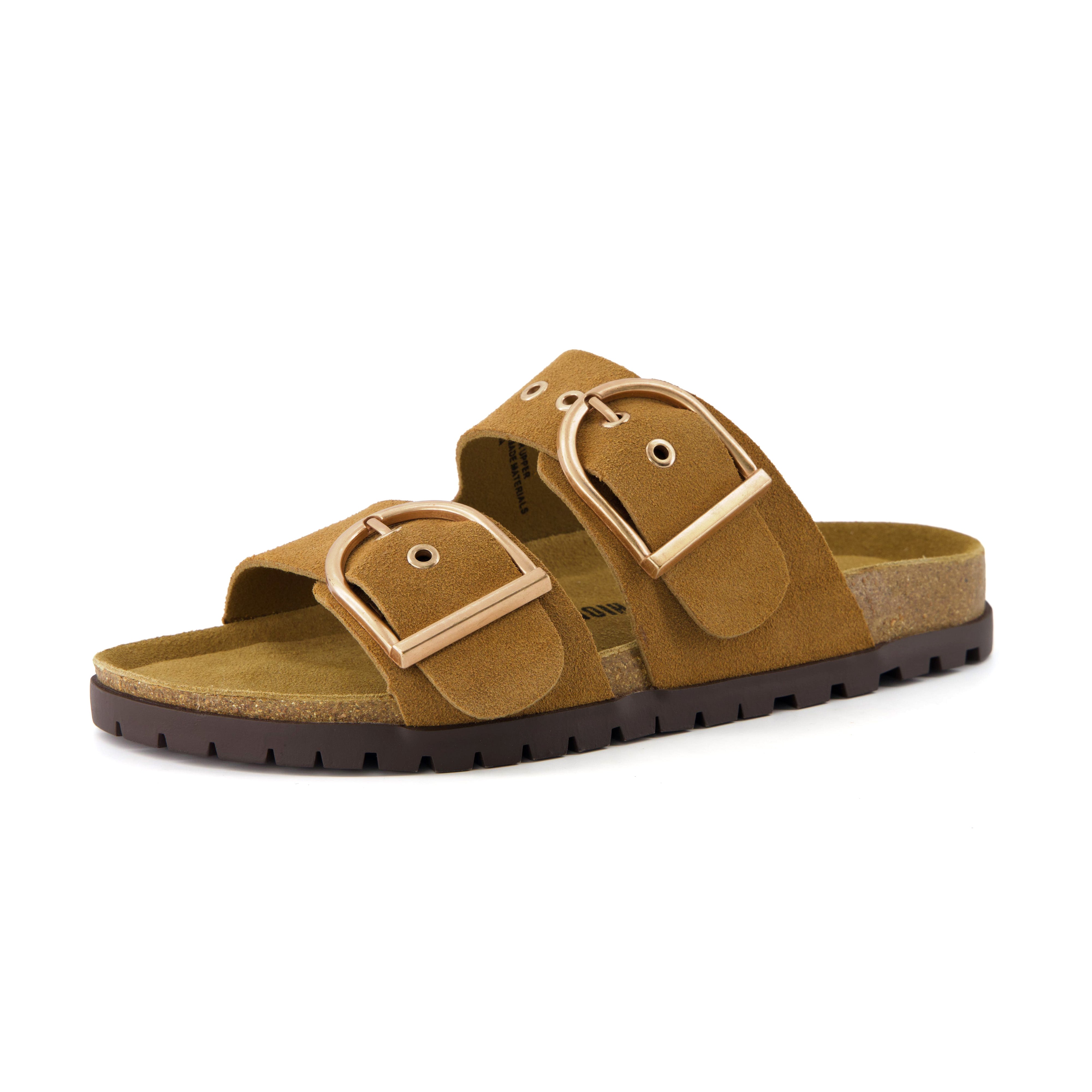 Brook Cork Footbed Sandal Camel