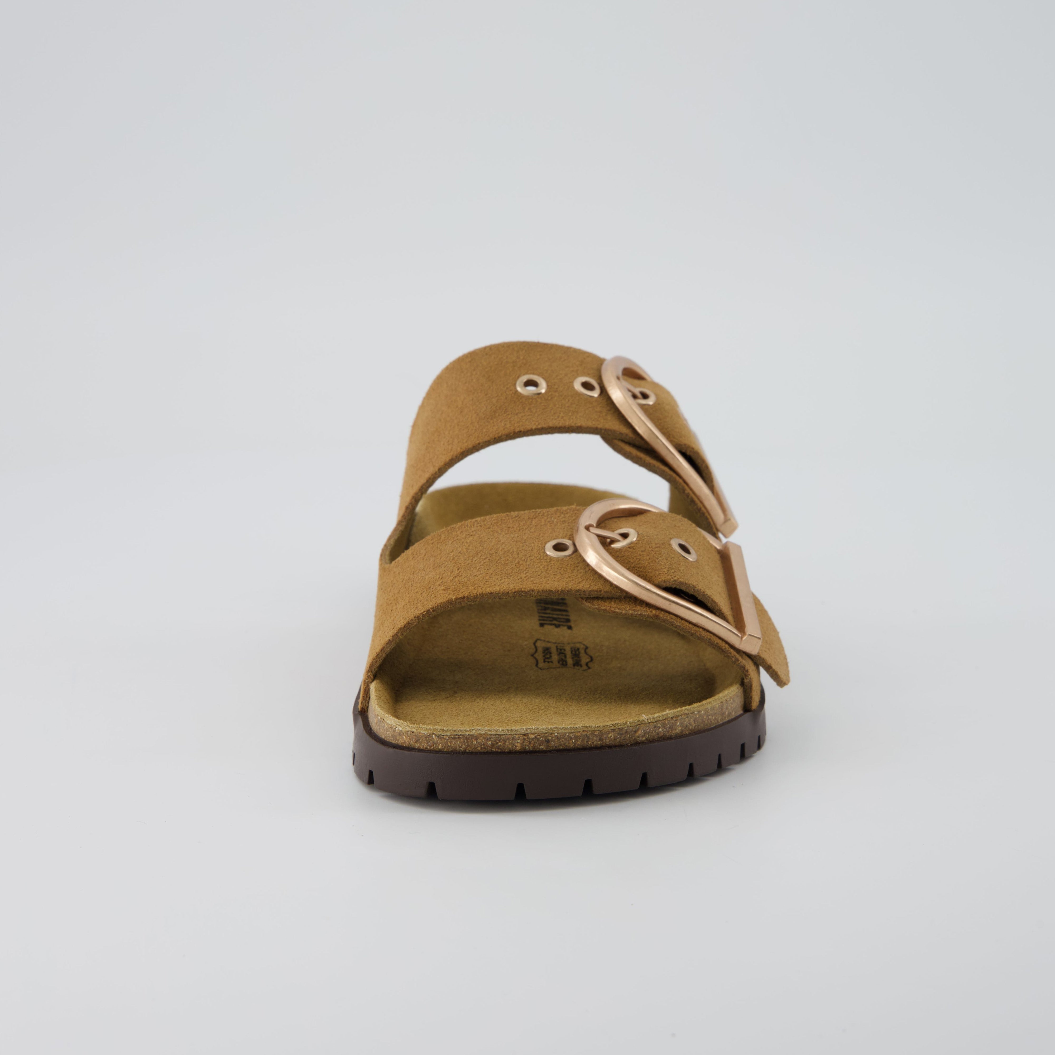 Brook Cork Footbed Sandal Camel