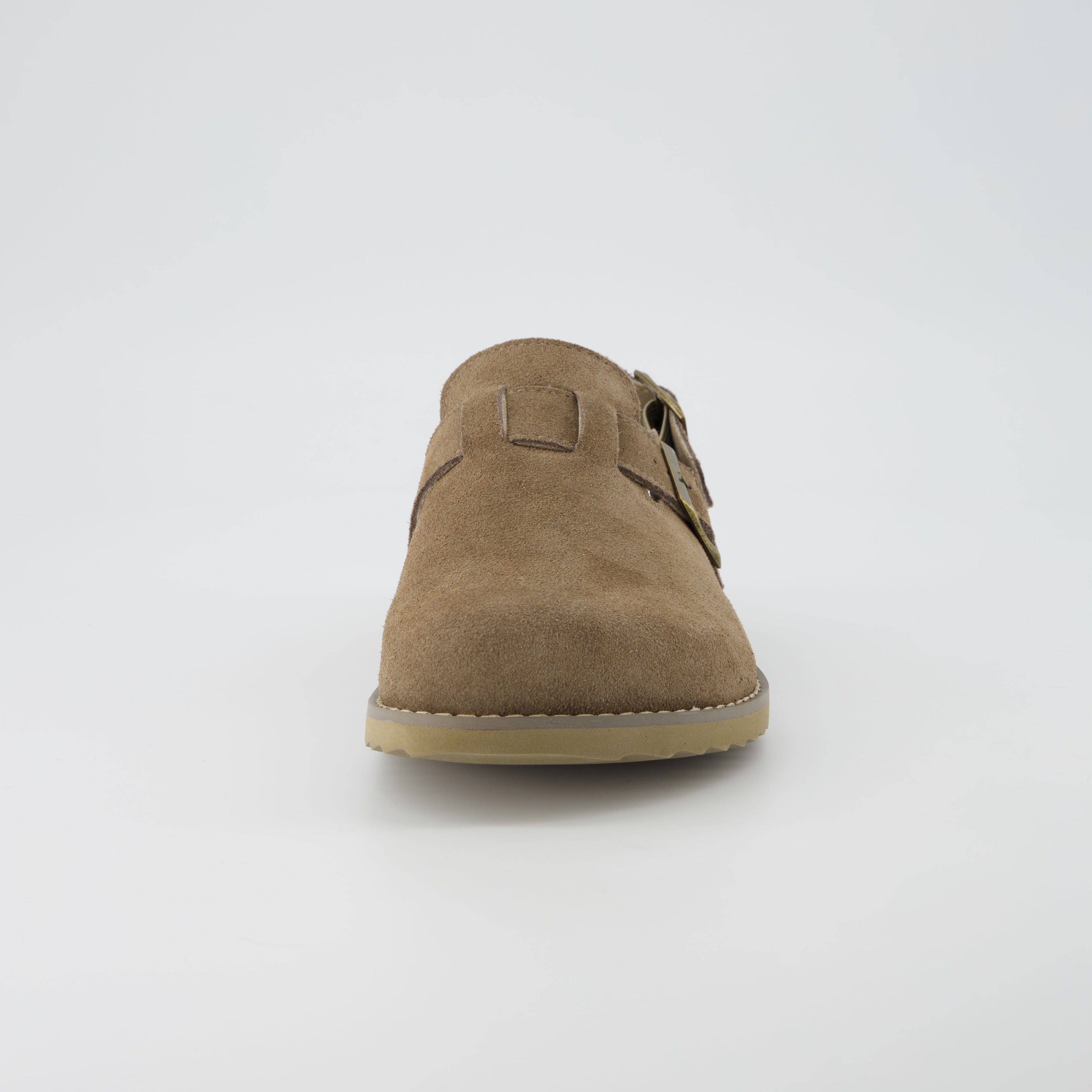 Brooklyn Suede Womens Slides Taupe