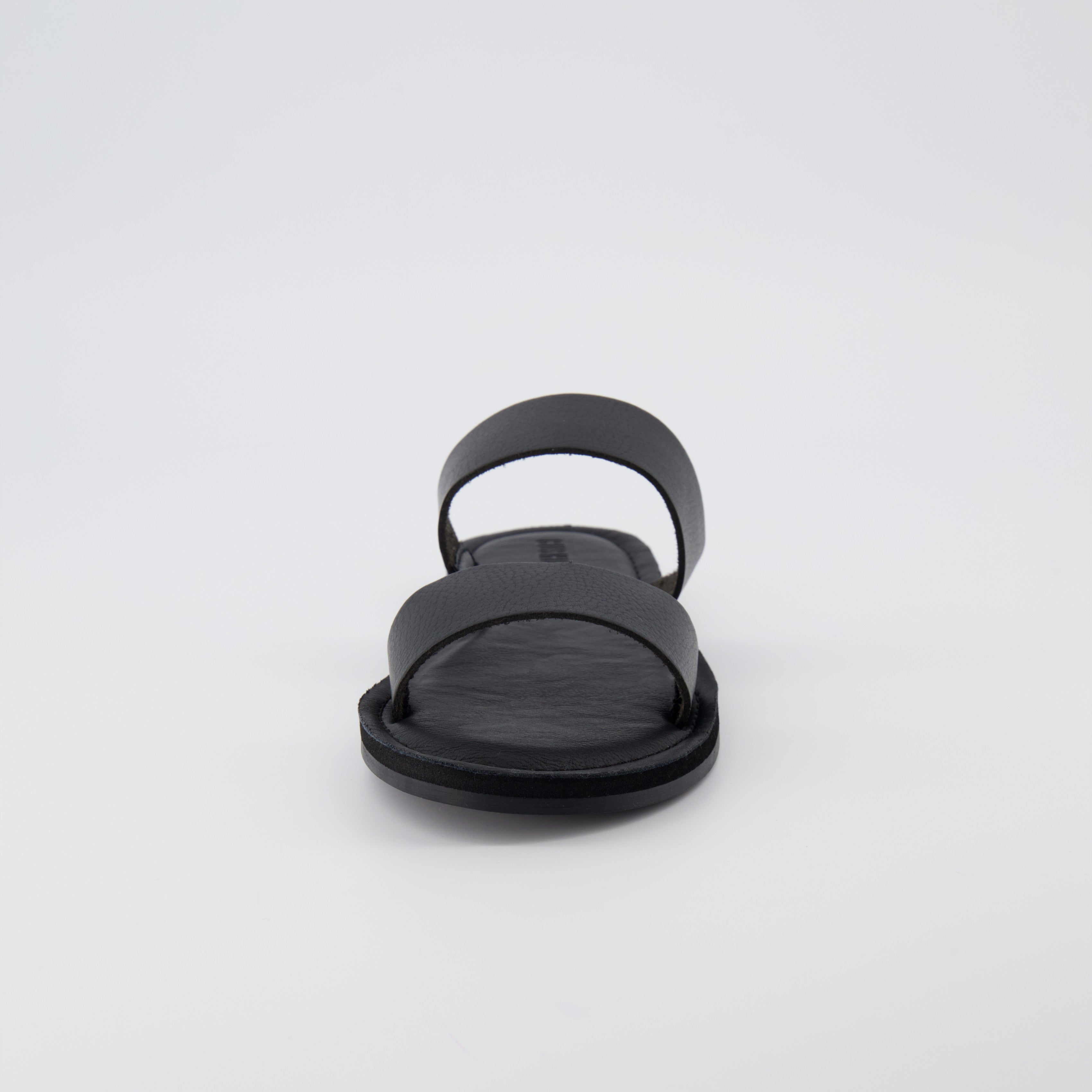 Calico Two Band Slide Sandal Black