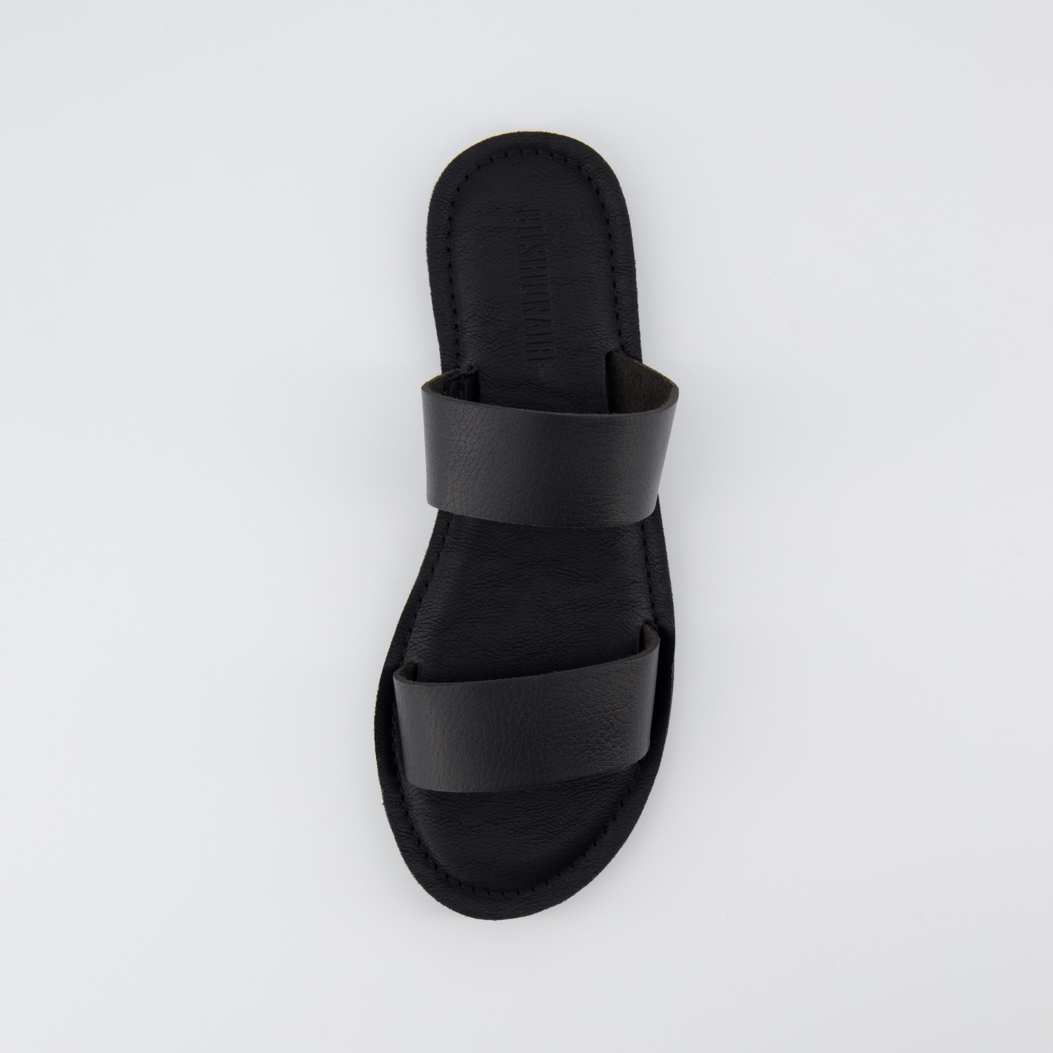Calico Two Band Slide Sandal Black