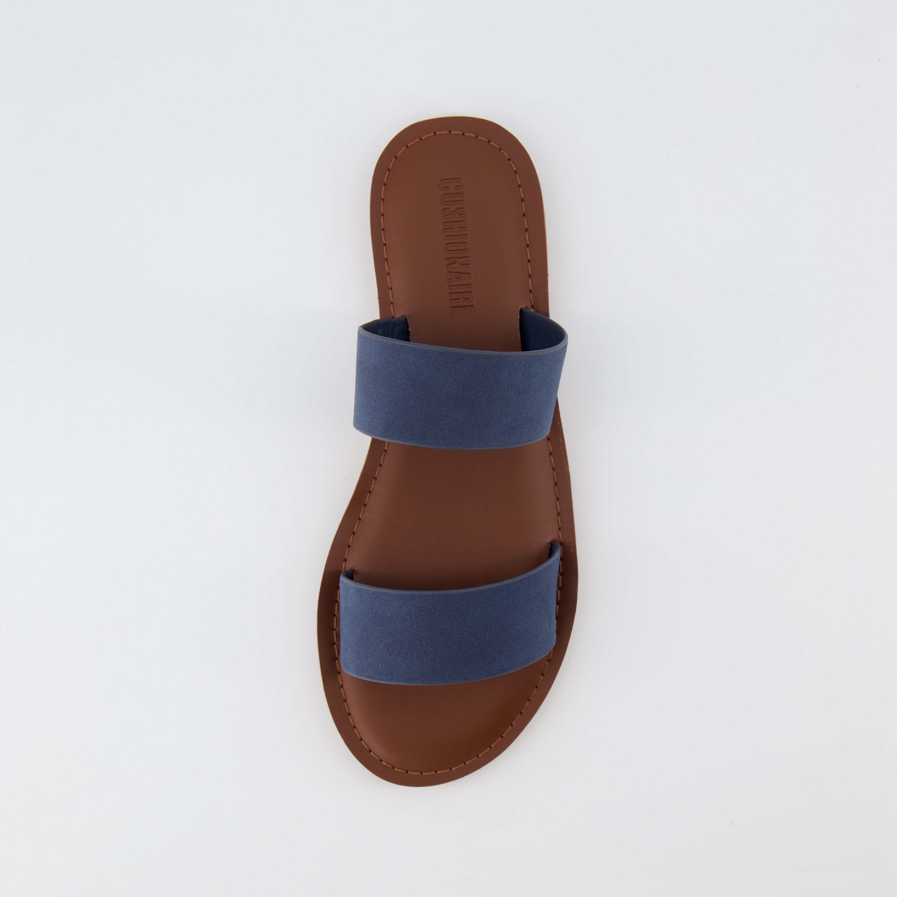 Calico Two Band Slide Sandal Navy