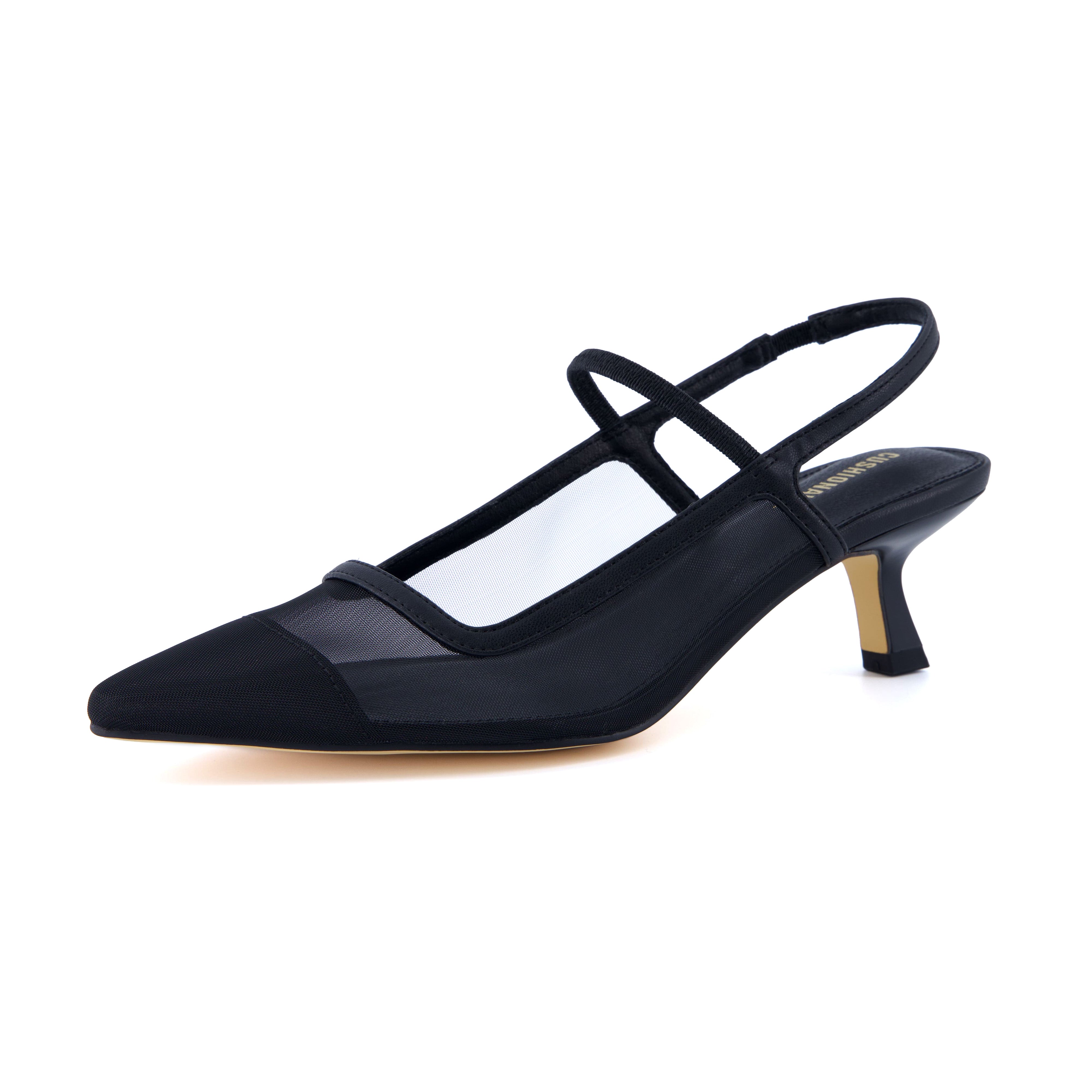 Campari Kitten Heels BLACK