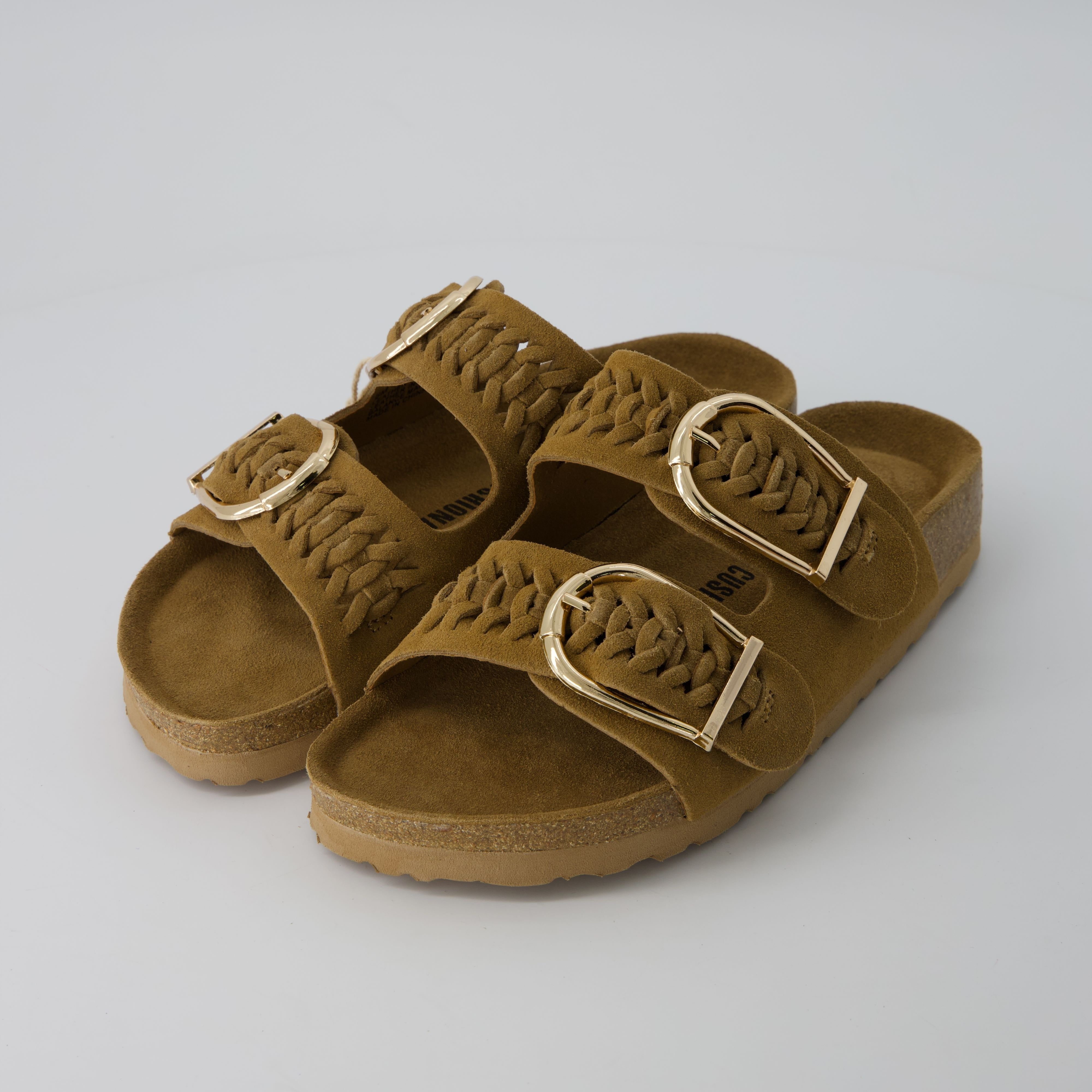 Cashew Cork Sandal Chestnut