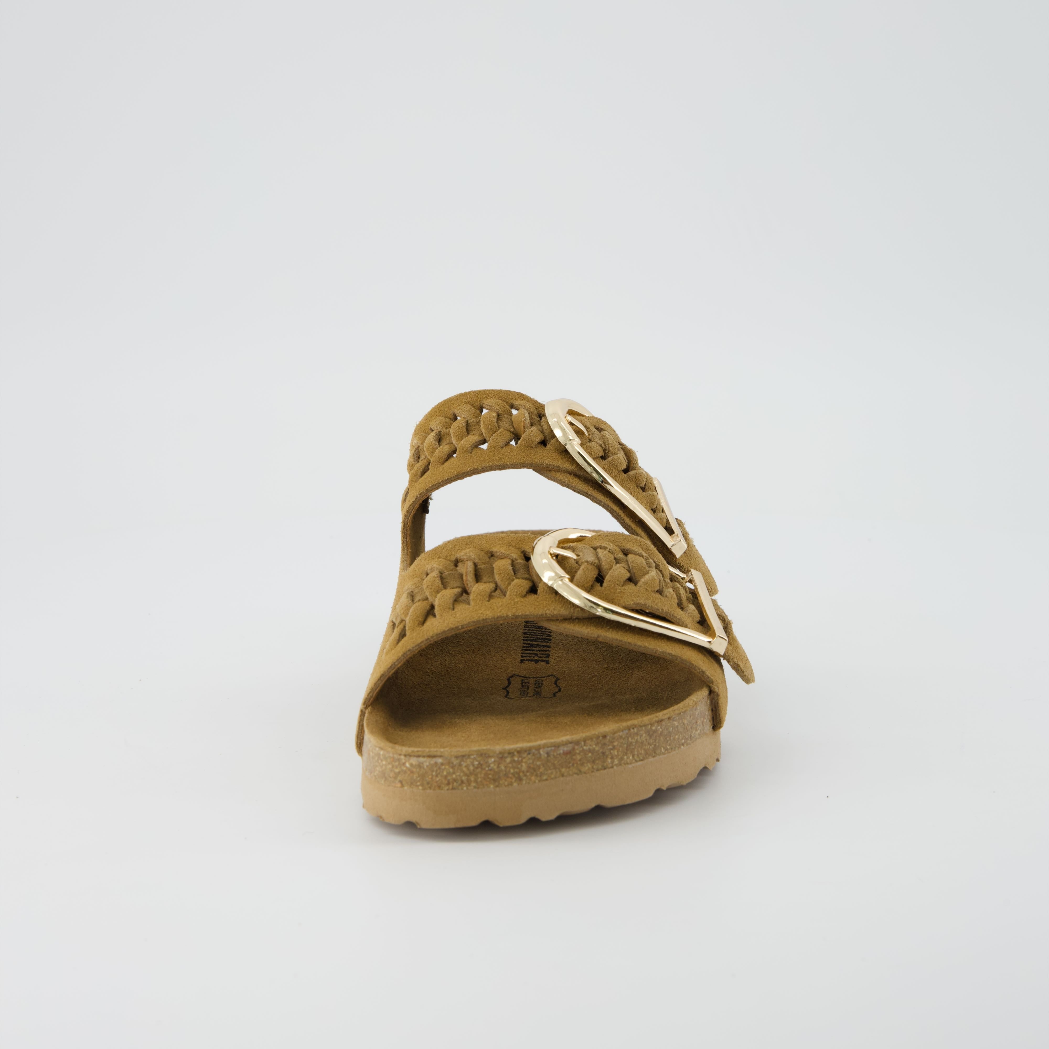 Cashew Cork Sandal Chestnut