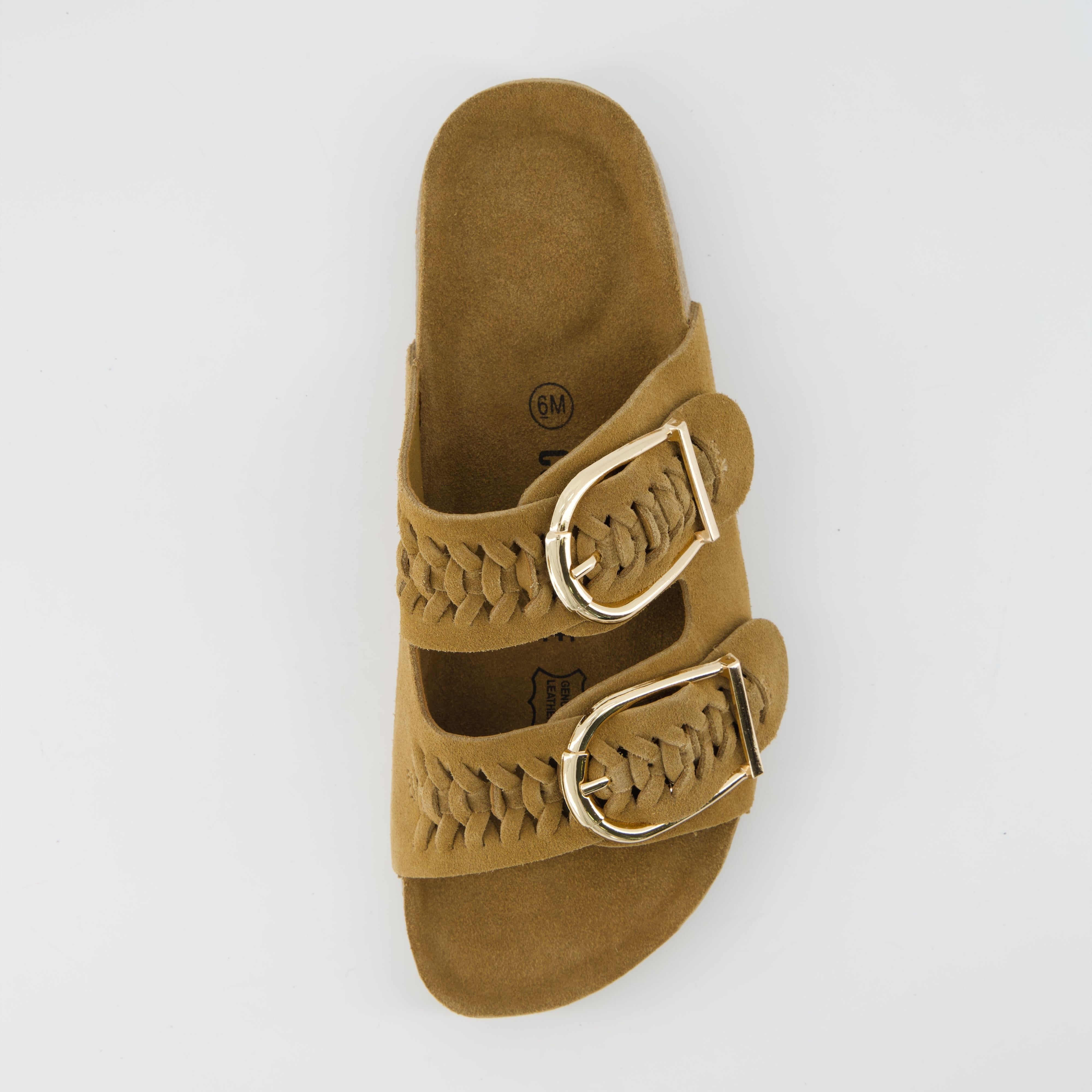 Cashew Cork Sandal Chestnut
