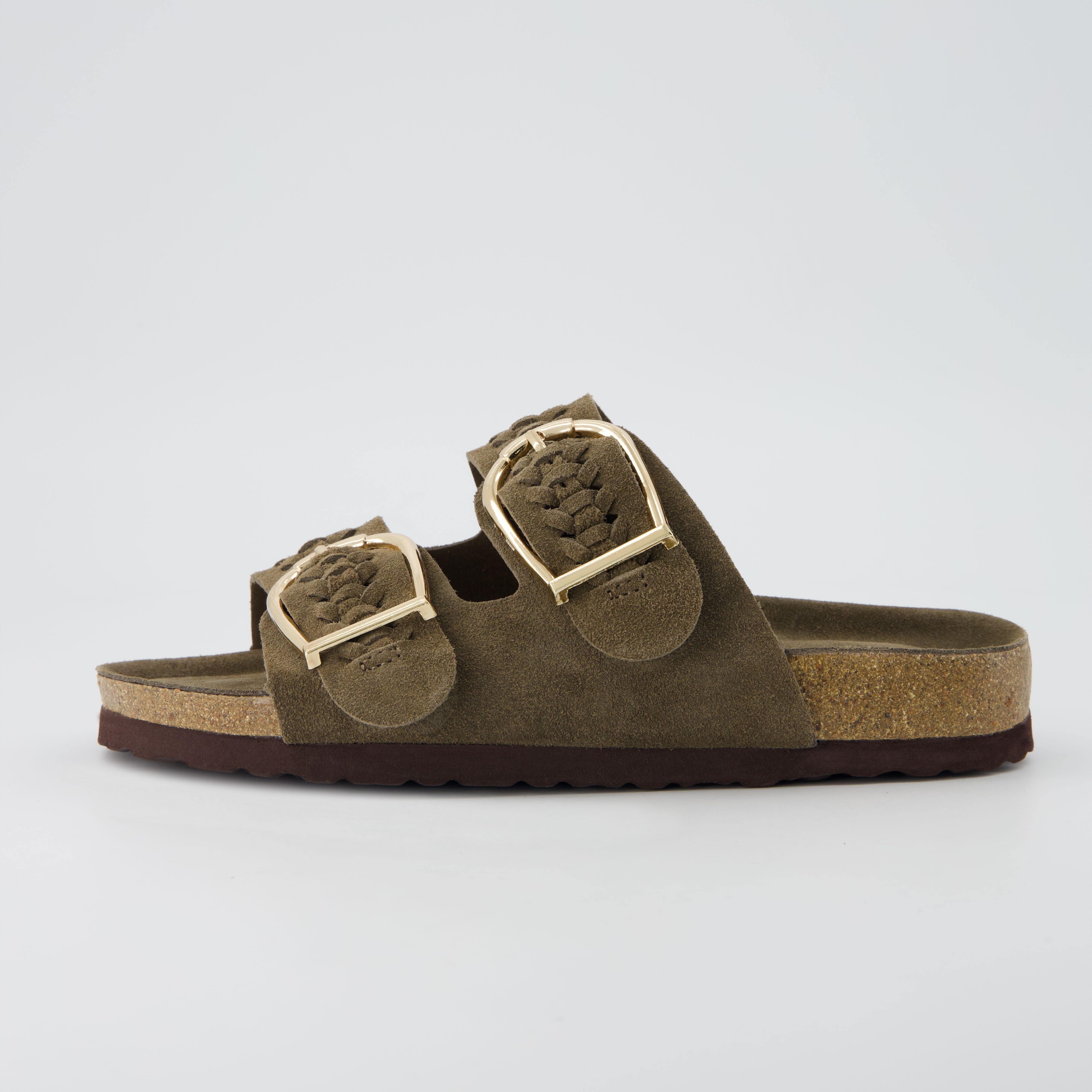Cashew Cork Sandal Taupe