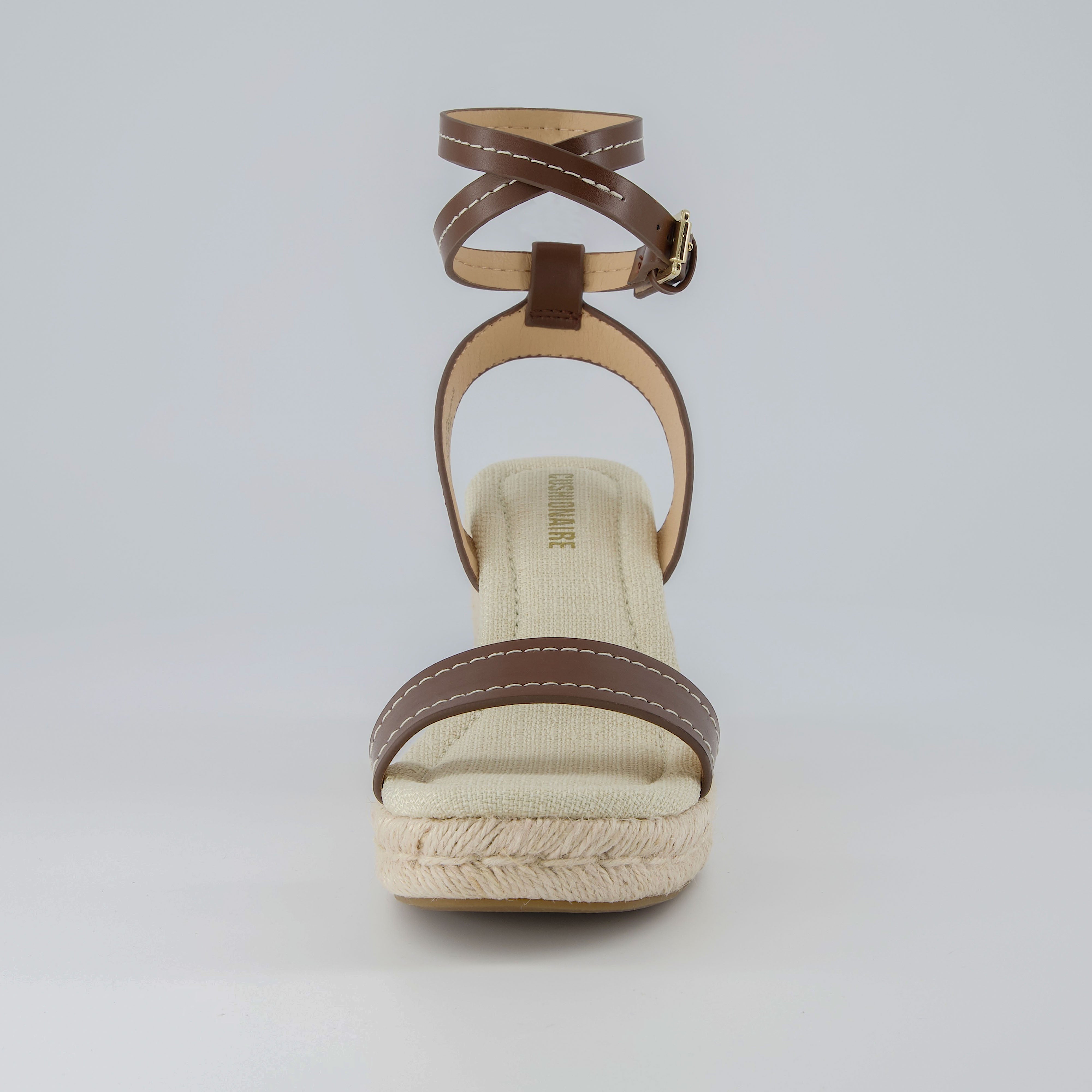 Chico Espadrille Wedge Sandal Brown