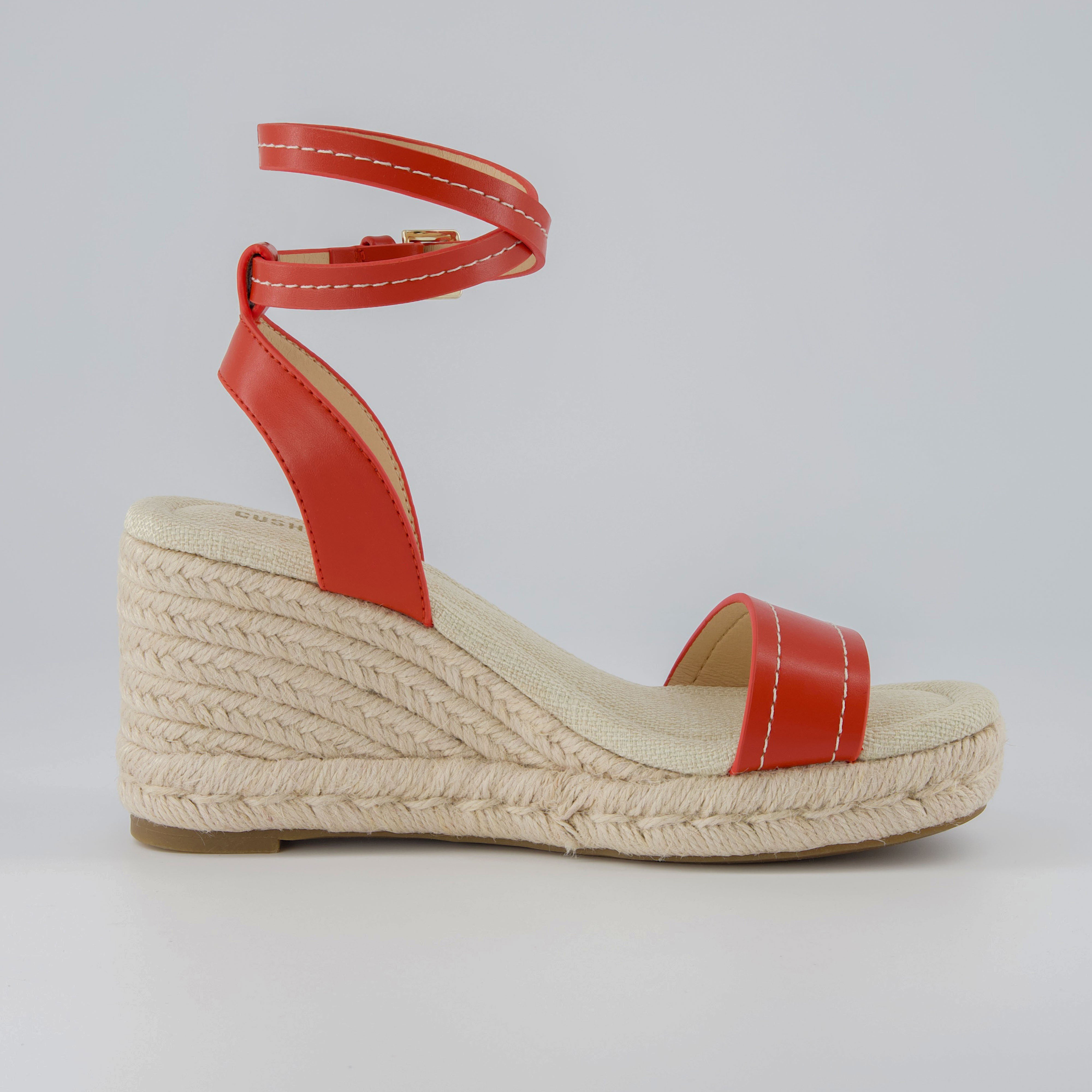 Chico Espadrille Wedge Sandal Red