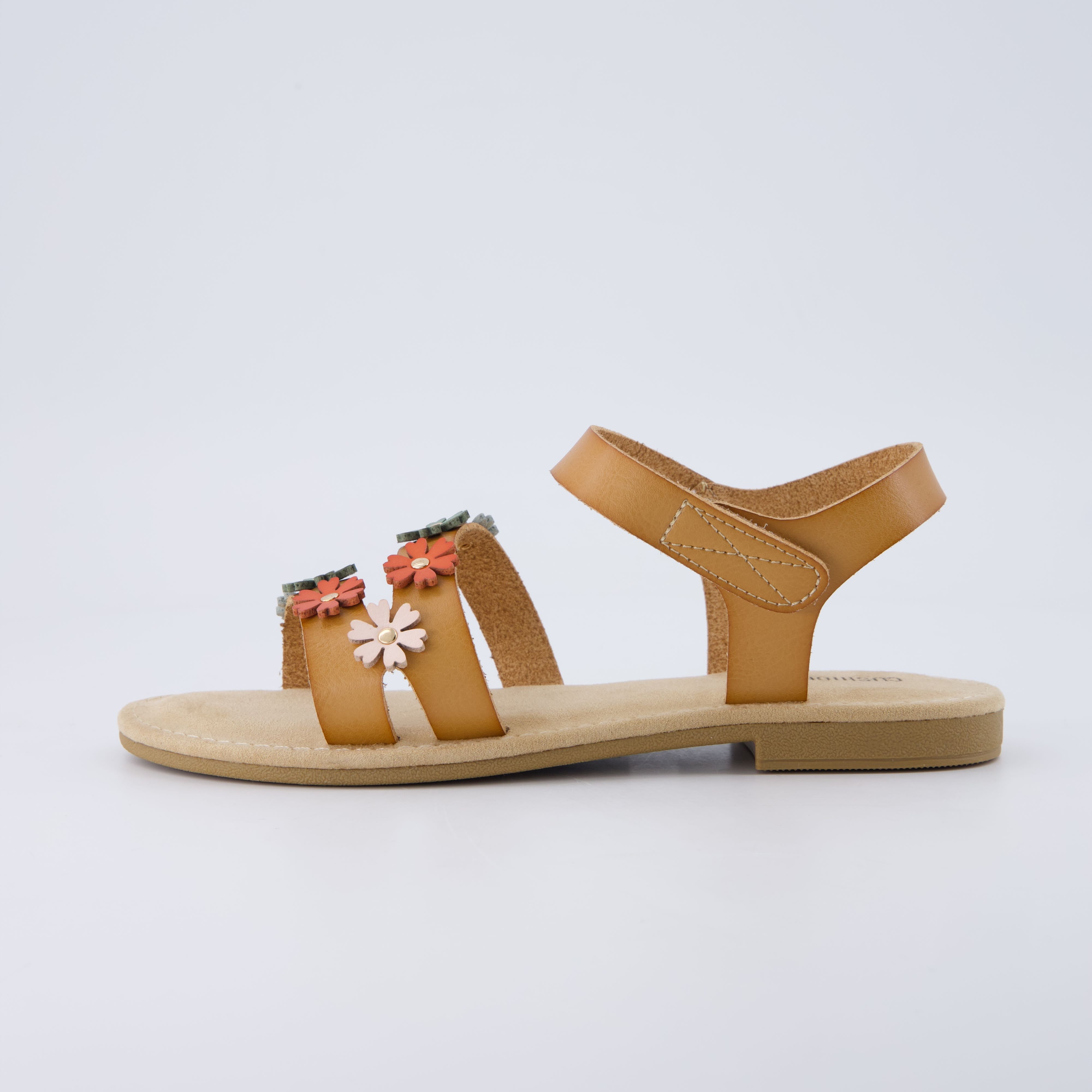 Cleo Girls Sandals Tan Medium