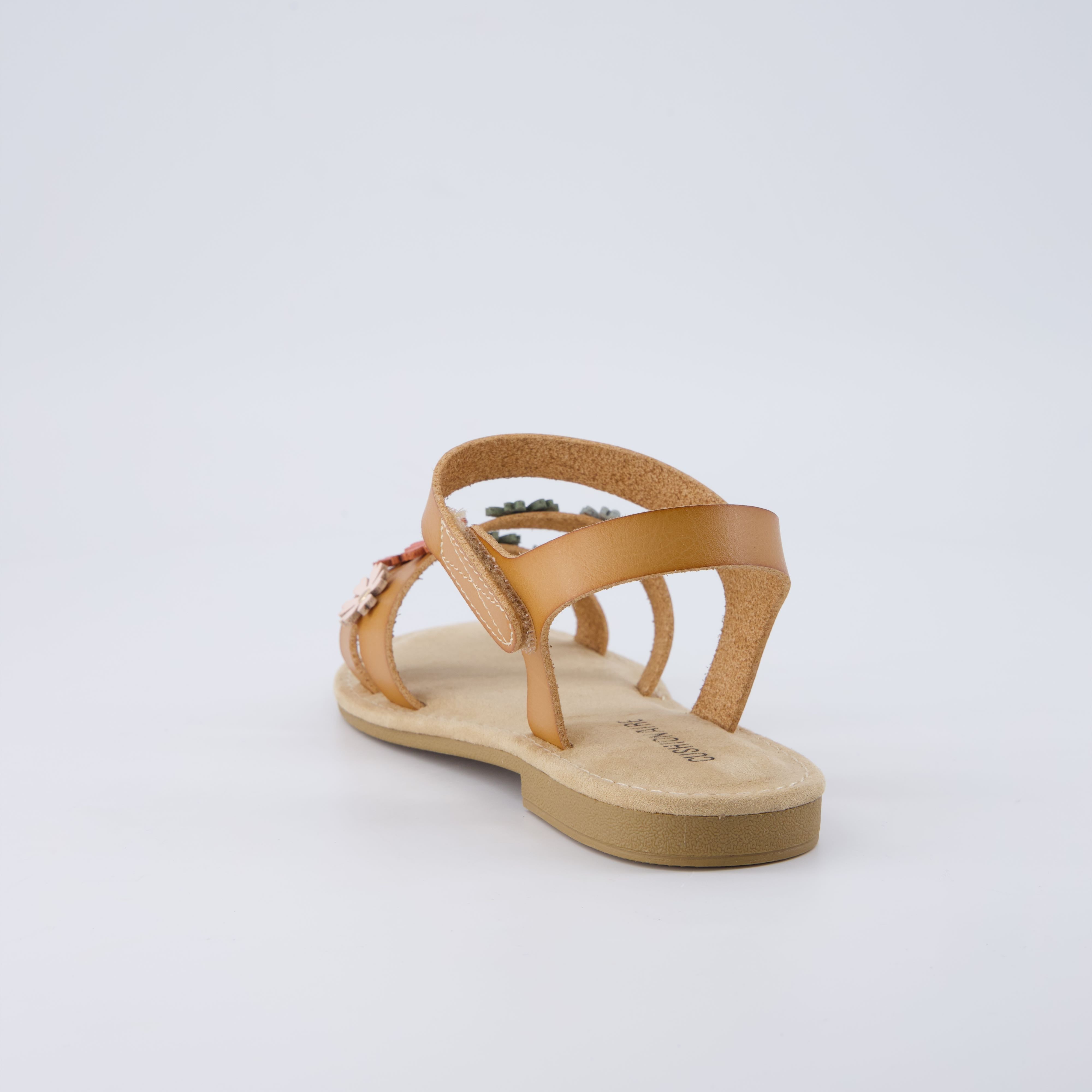 Cleo Girls Sandals Tan Medium