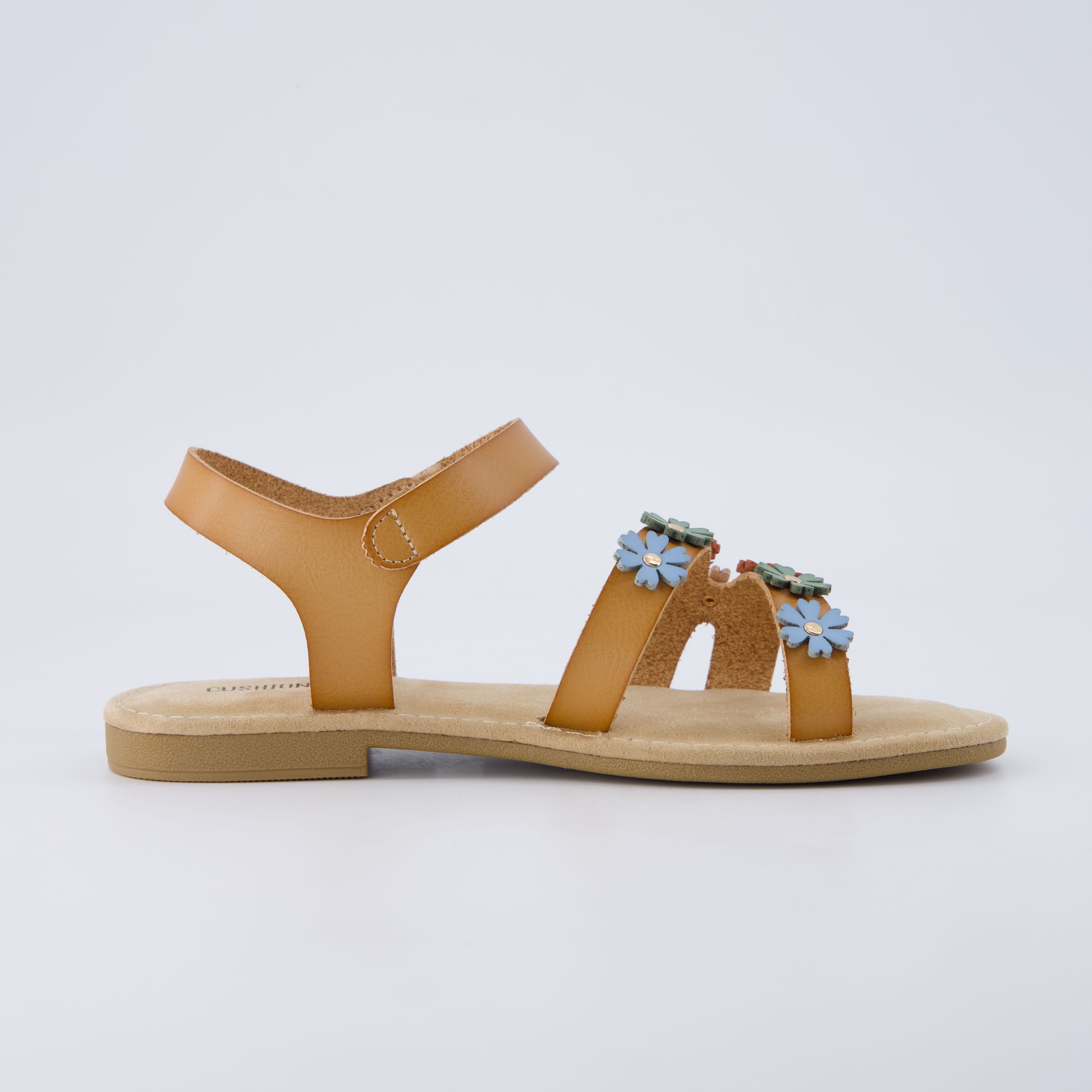 Cleo Girls Sandals Tan Medium