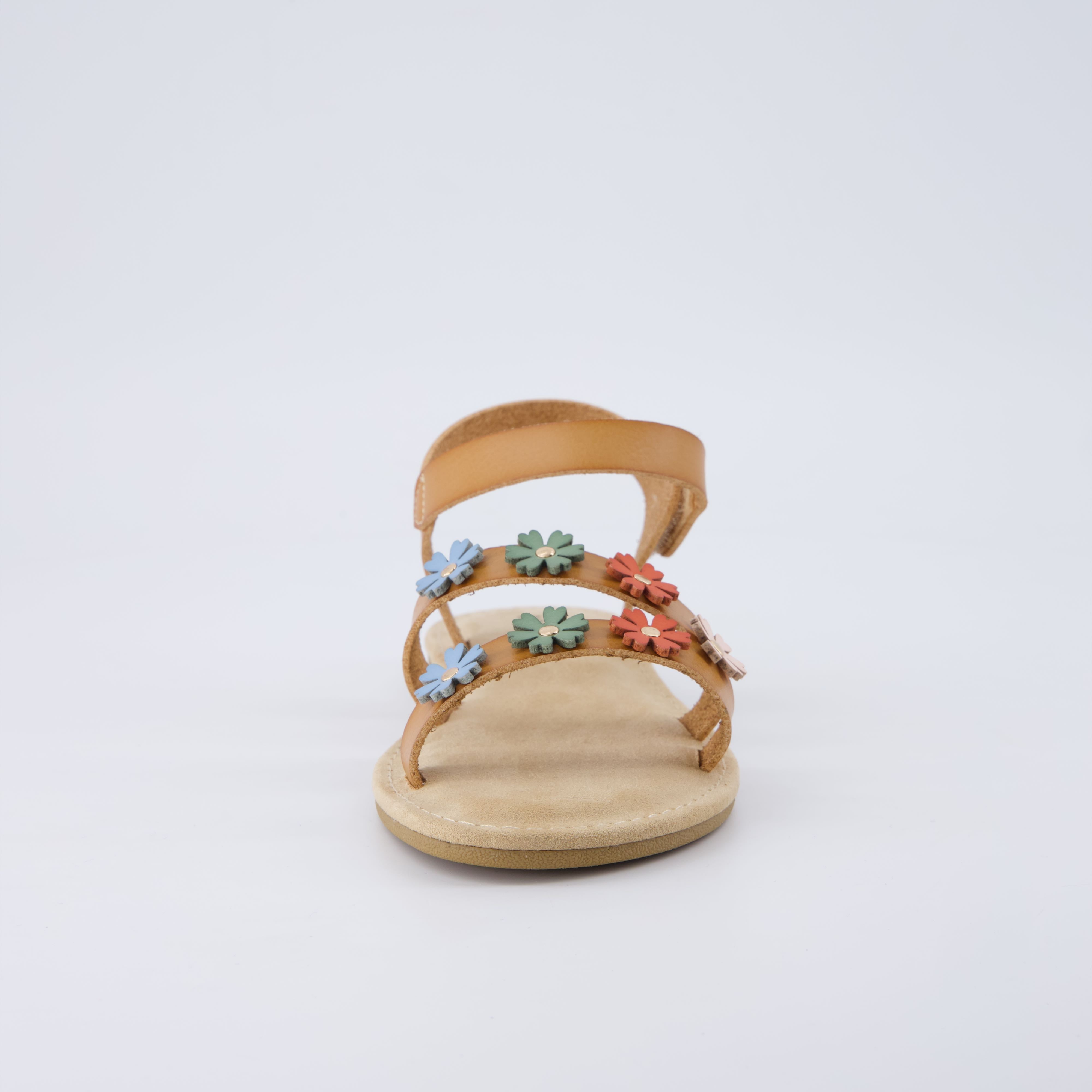 Cleo Girls Sandals Tan Medium