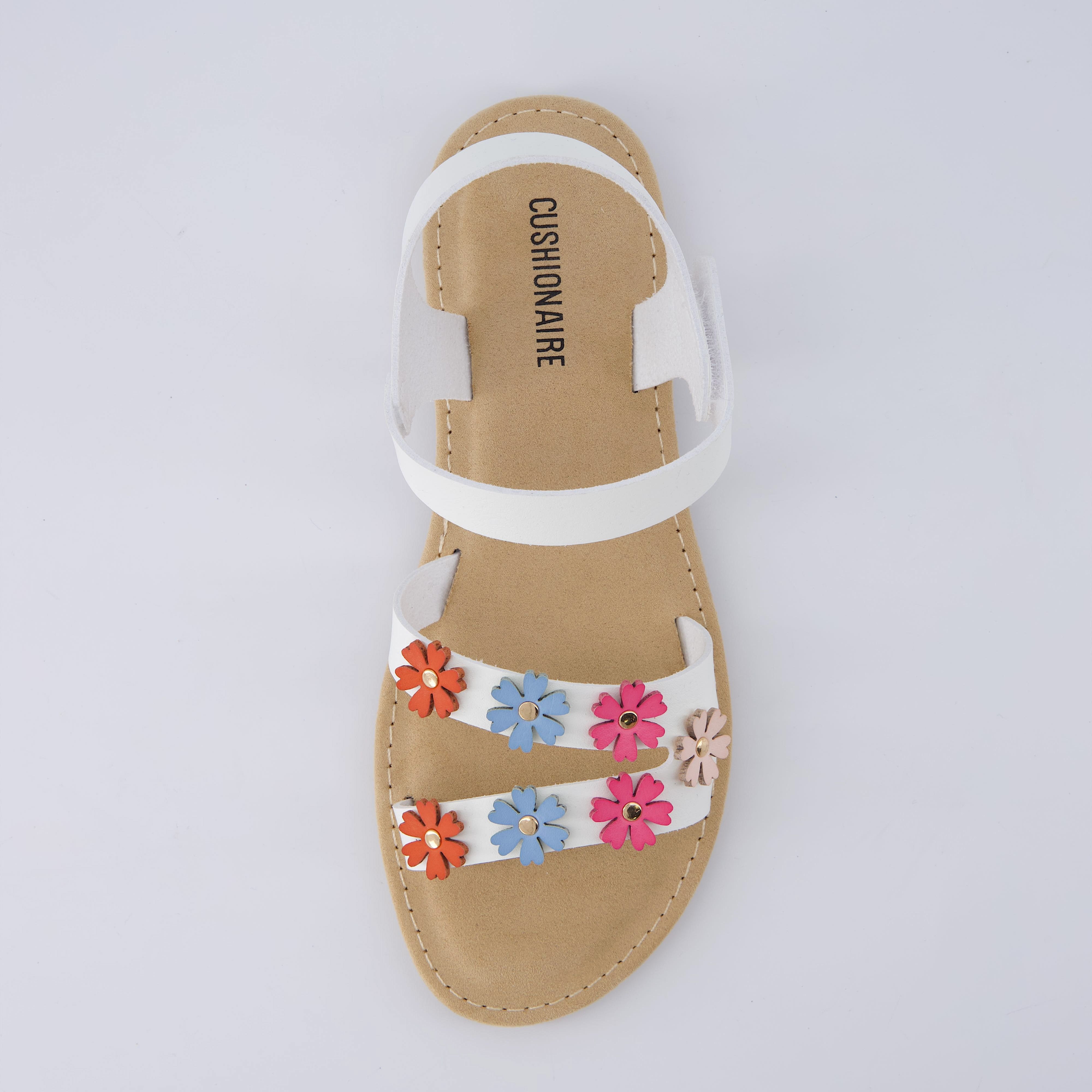 Cleo Girls Sandals White Medium
