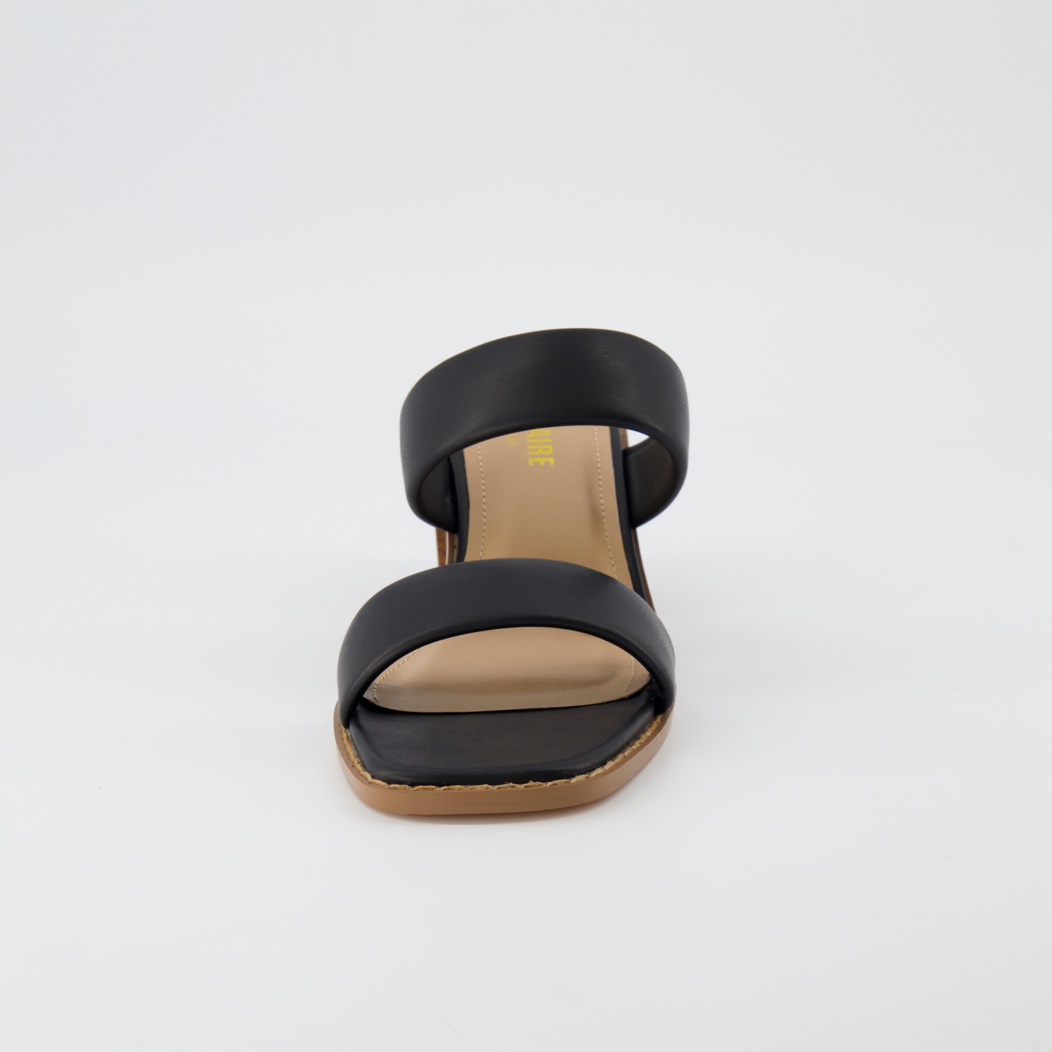 Clever Block Heeled Sandal Black