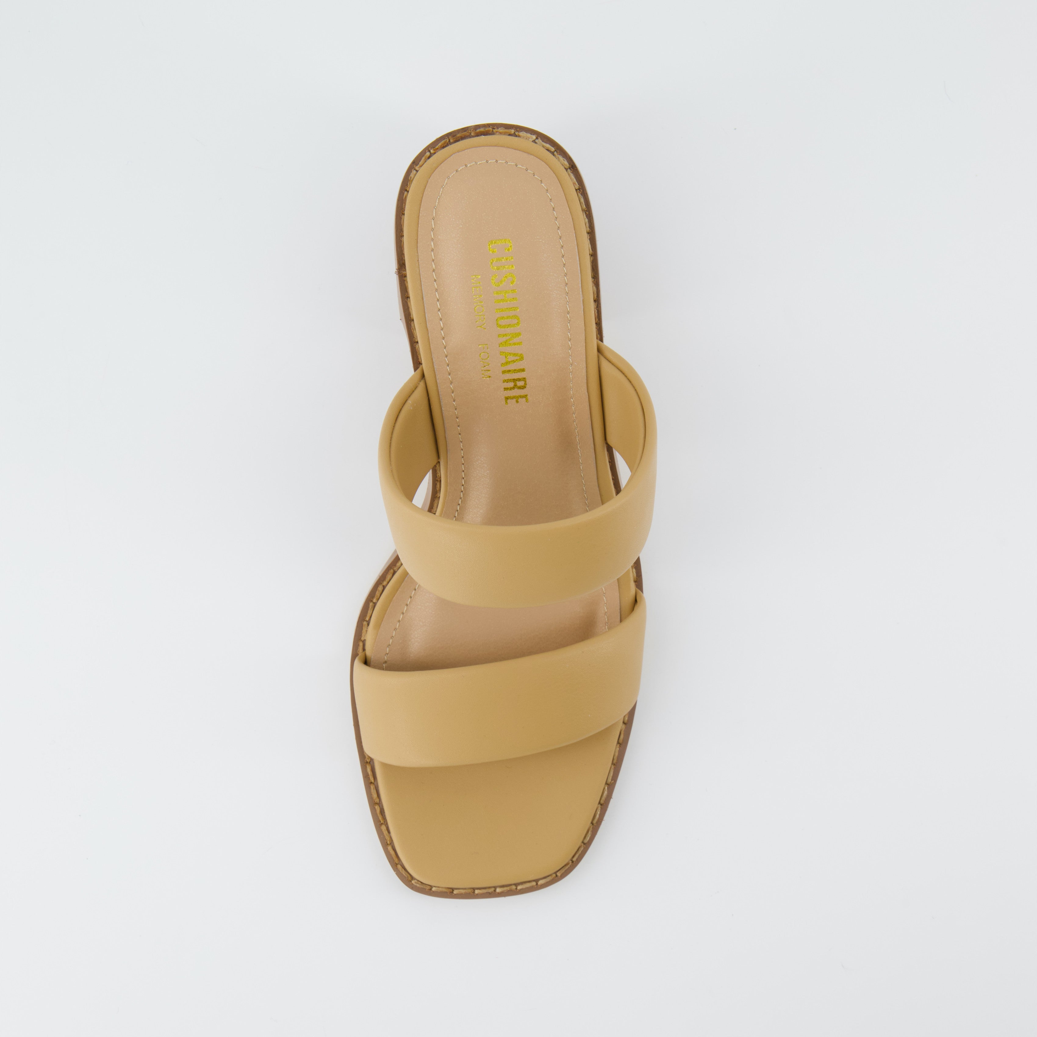 Clever Block Heeled Sandal Tan