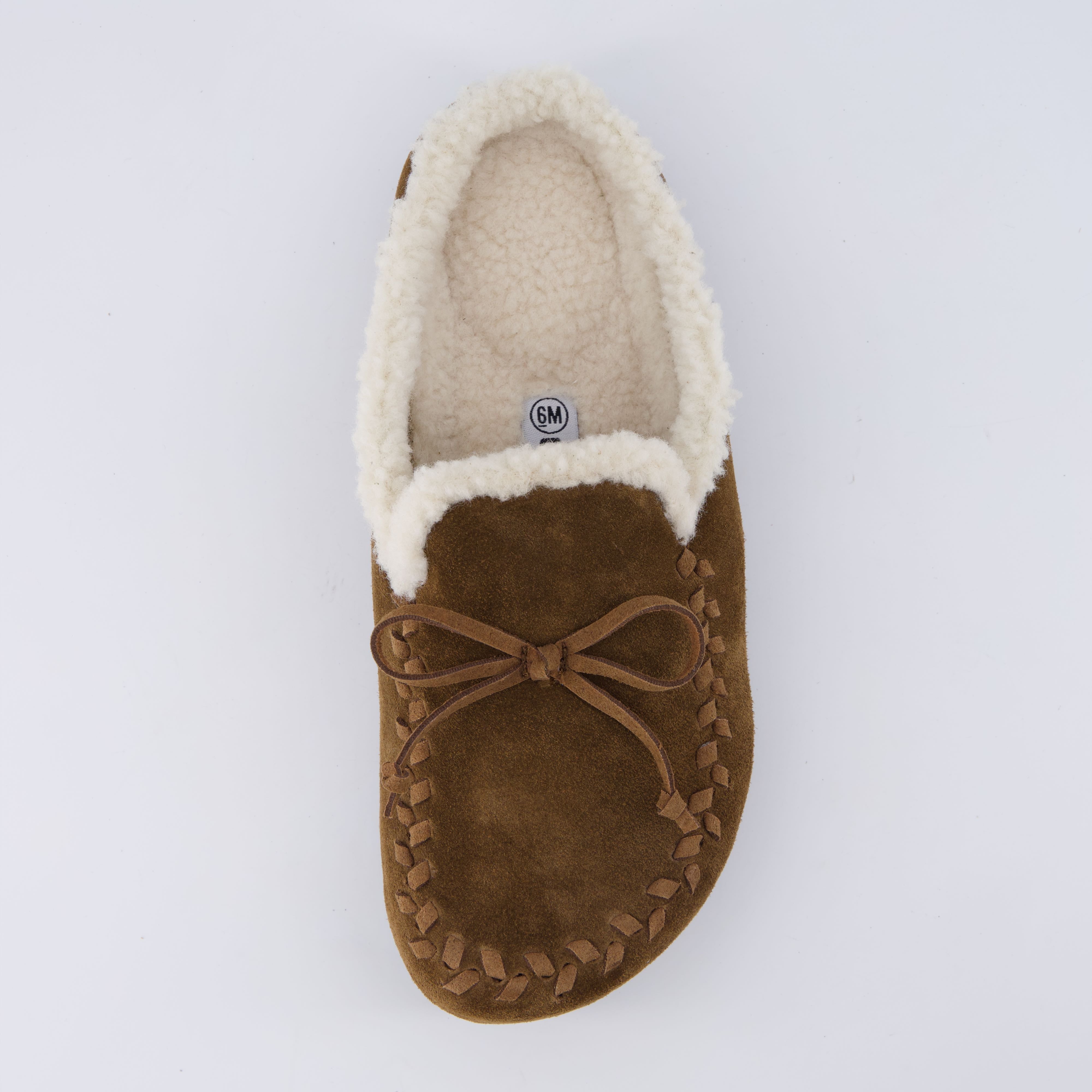 Creek Genuine Suede Slippers Brown