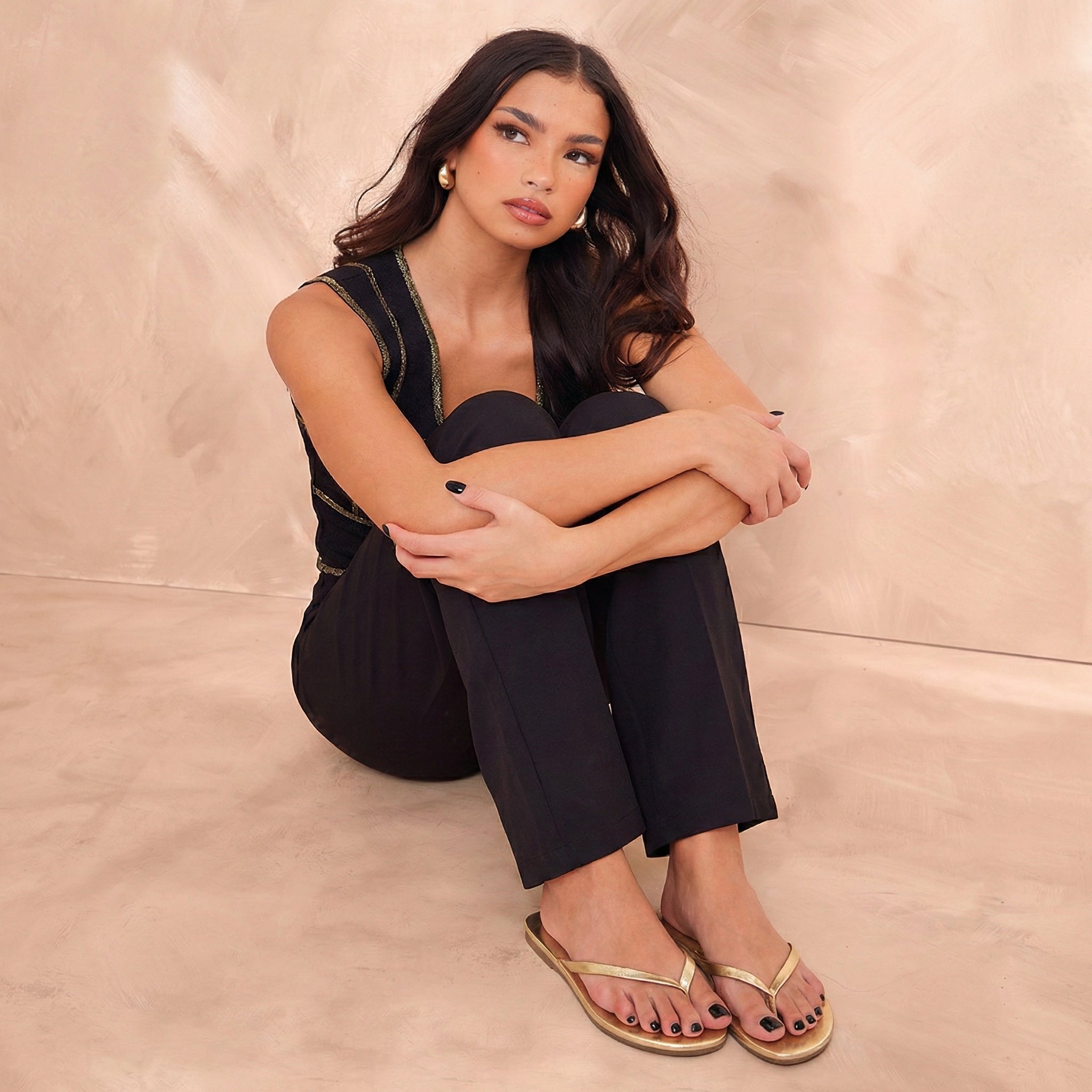 Cruise Flip Flops Gold