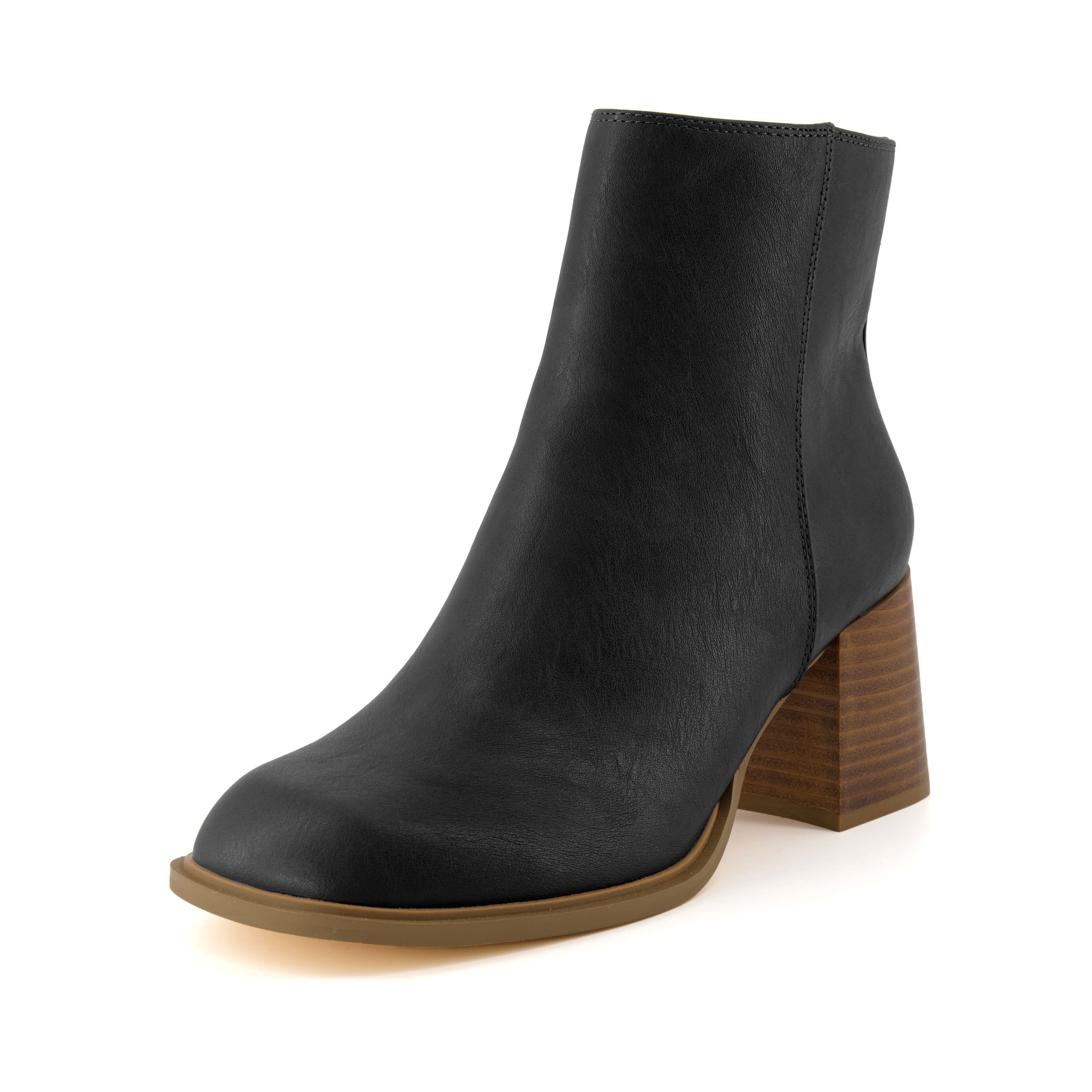 Dante Block Heel Dress Boot Black