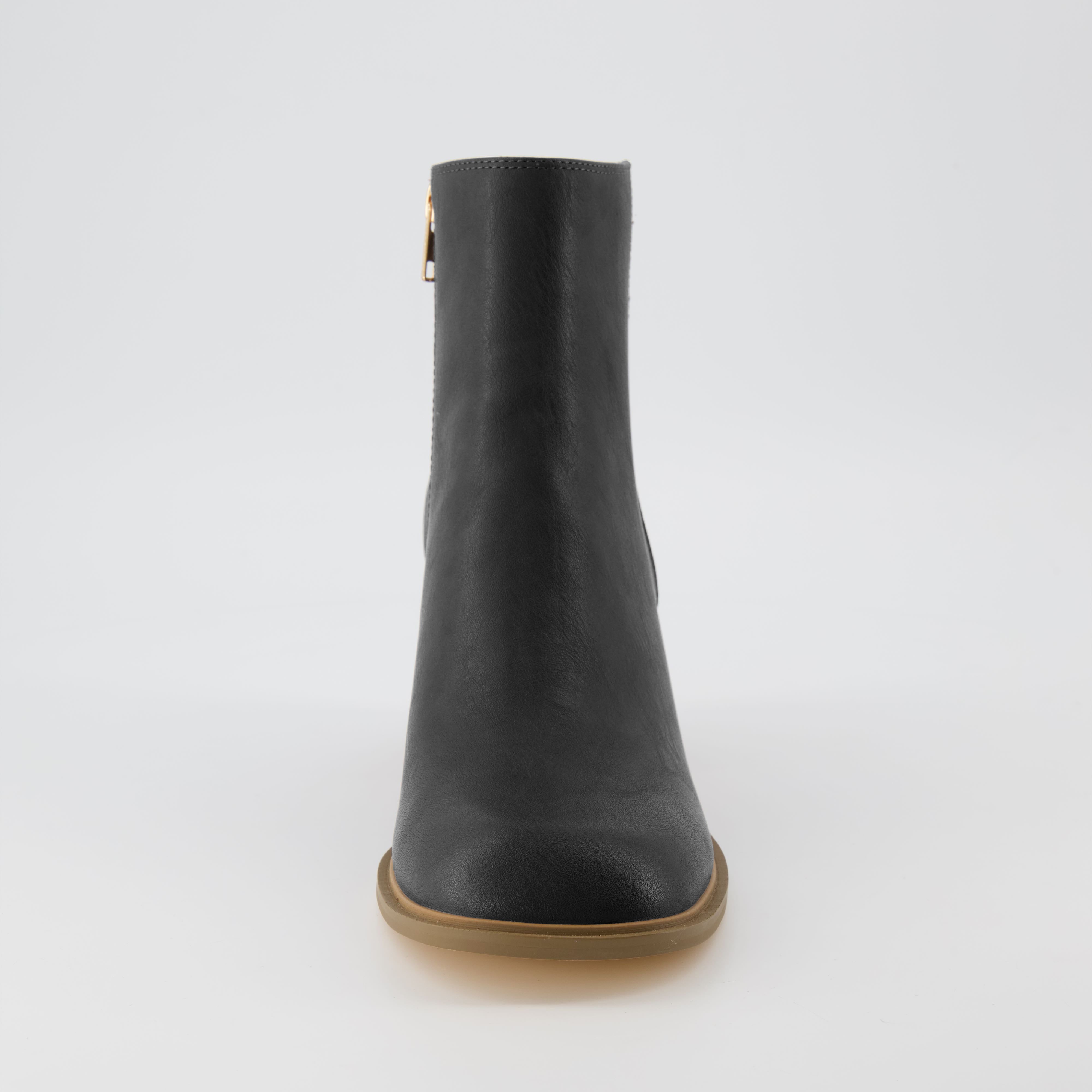 Dante Block Heel Dress Boot Black
