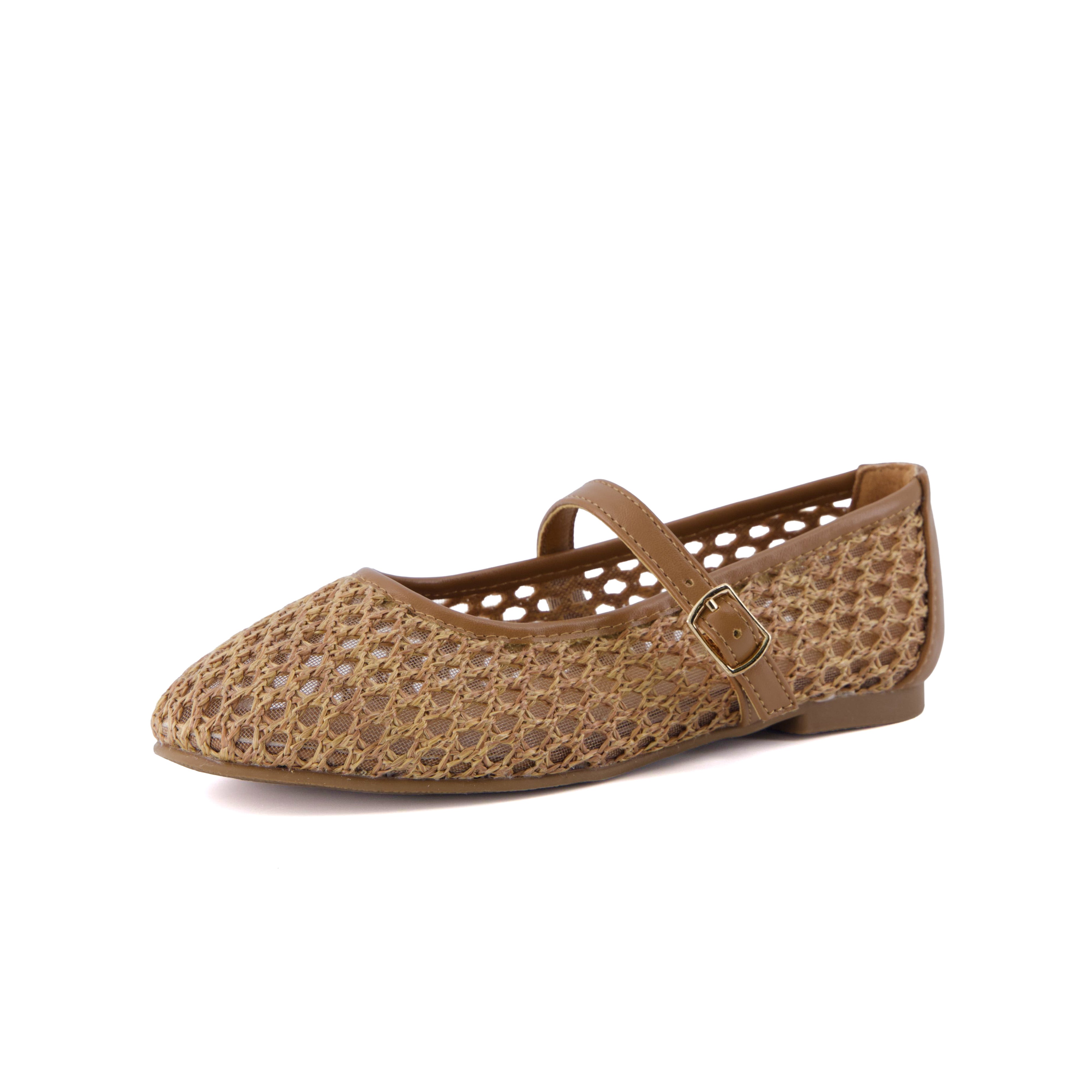 Darla Mary Jane Ballet Flats Brown Medium