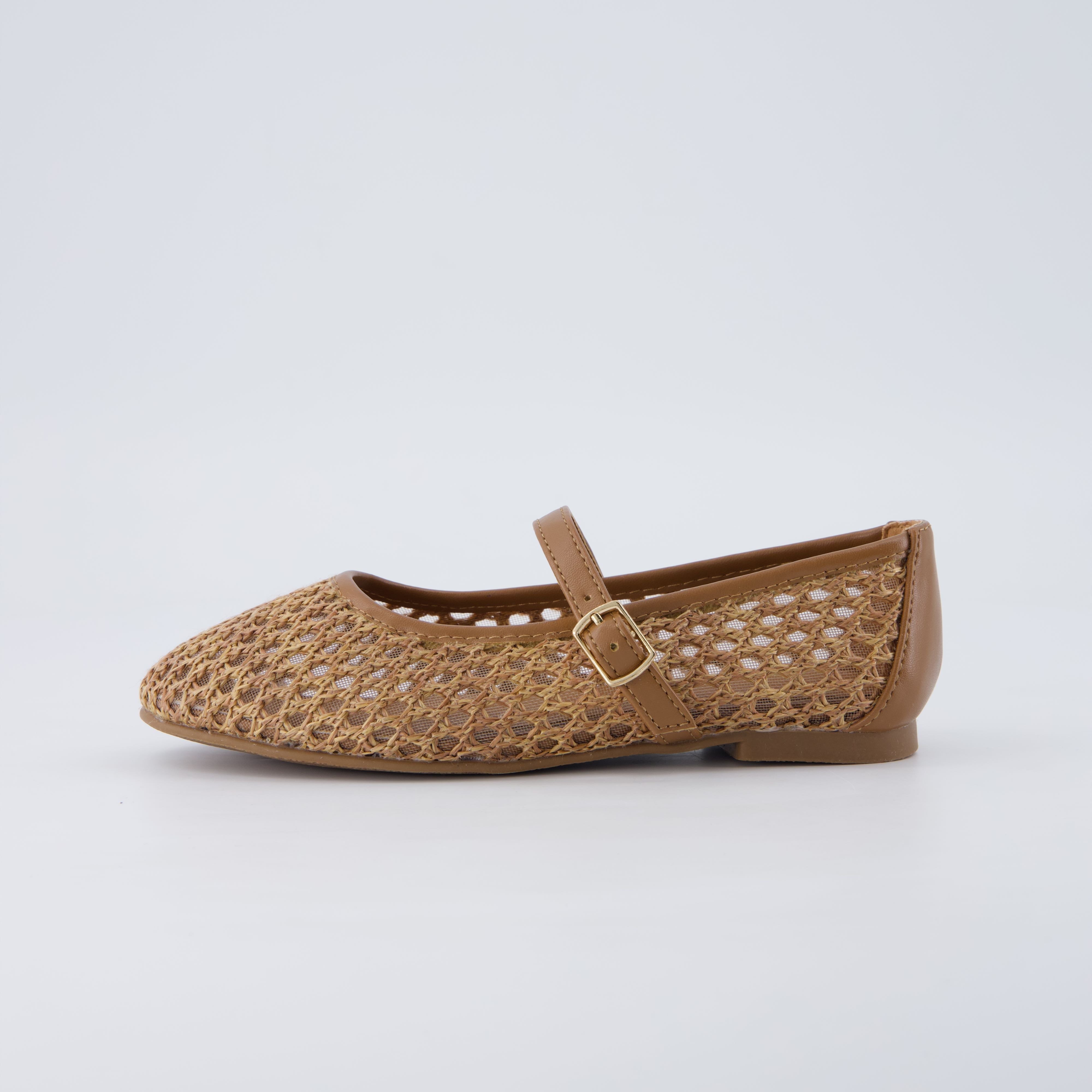 Darla Mary Jane Ballet Flats Brown Medium