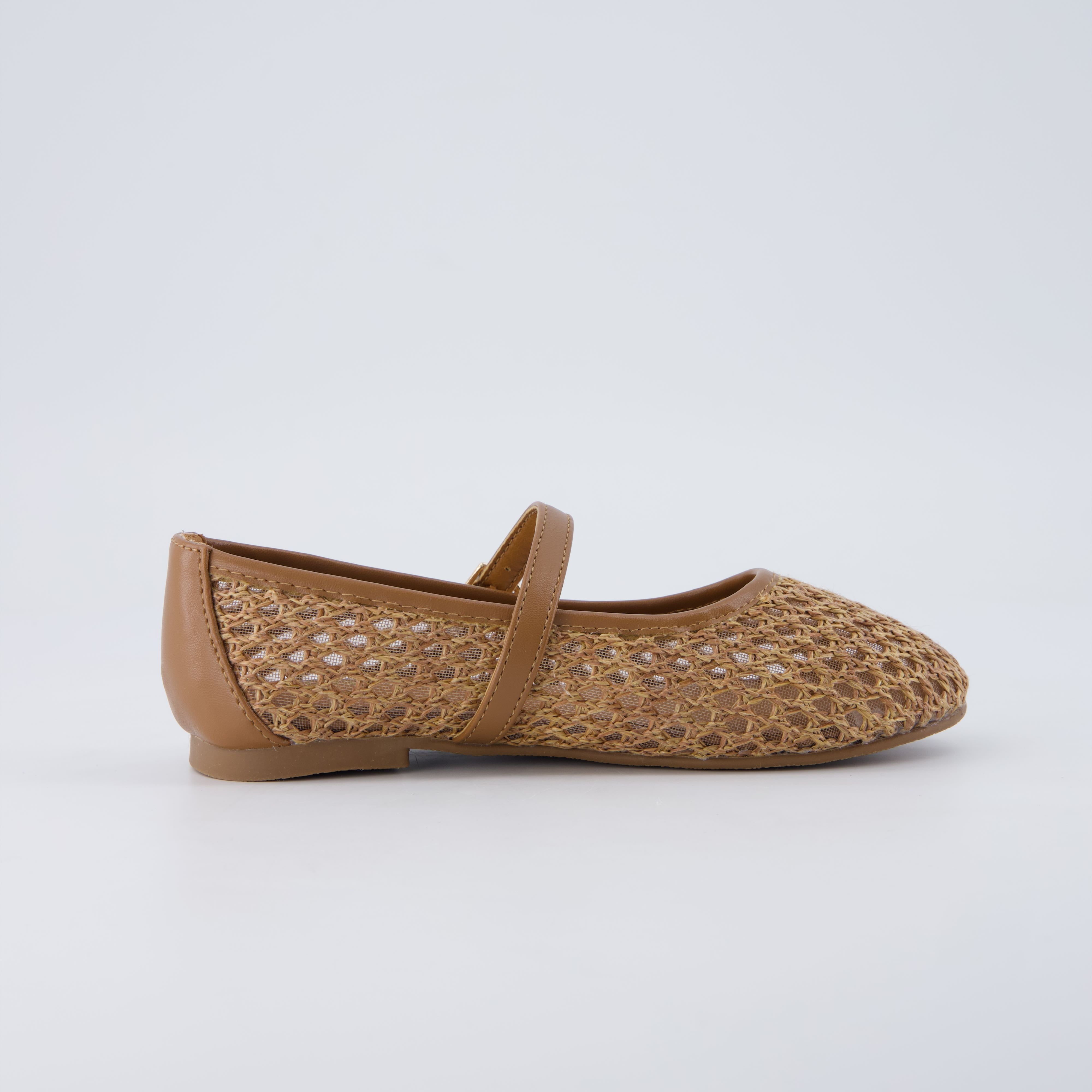 Darla Mary Jane Ballet Flats Brown Medium
