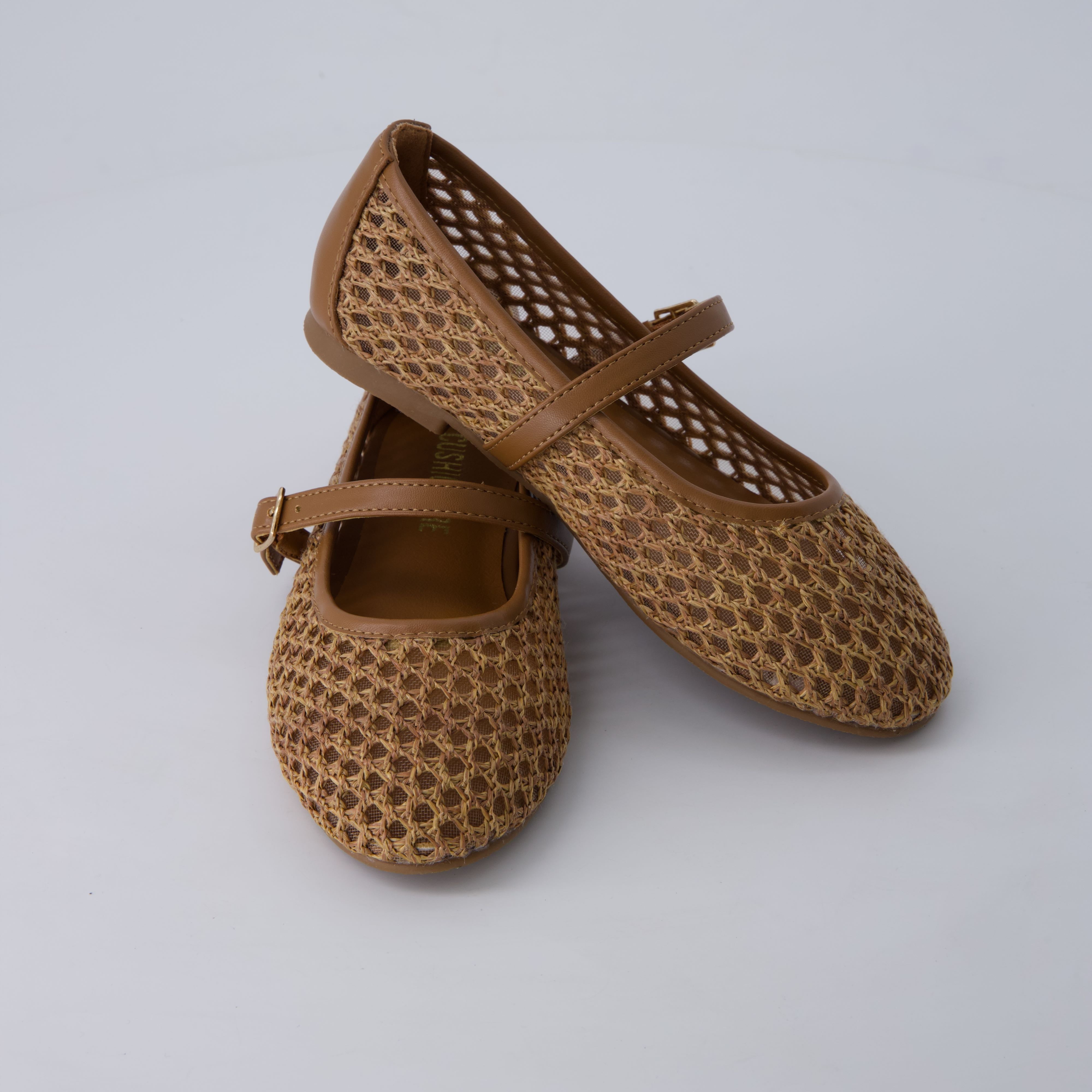Darla Mary Jane Ballet Flats Brown Medium