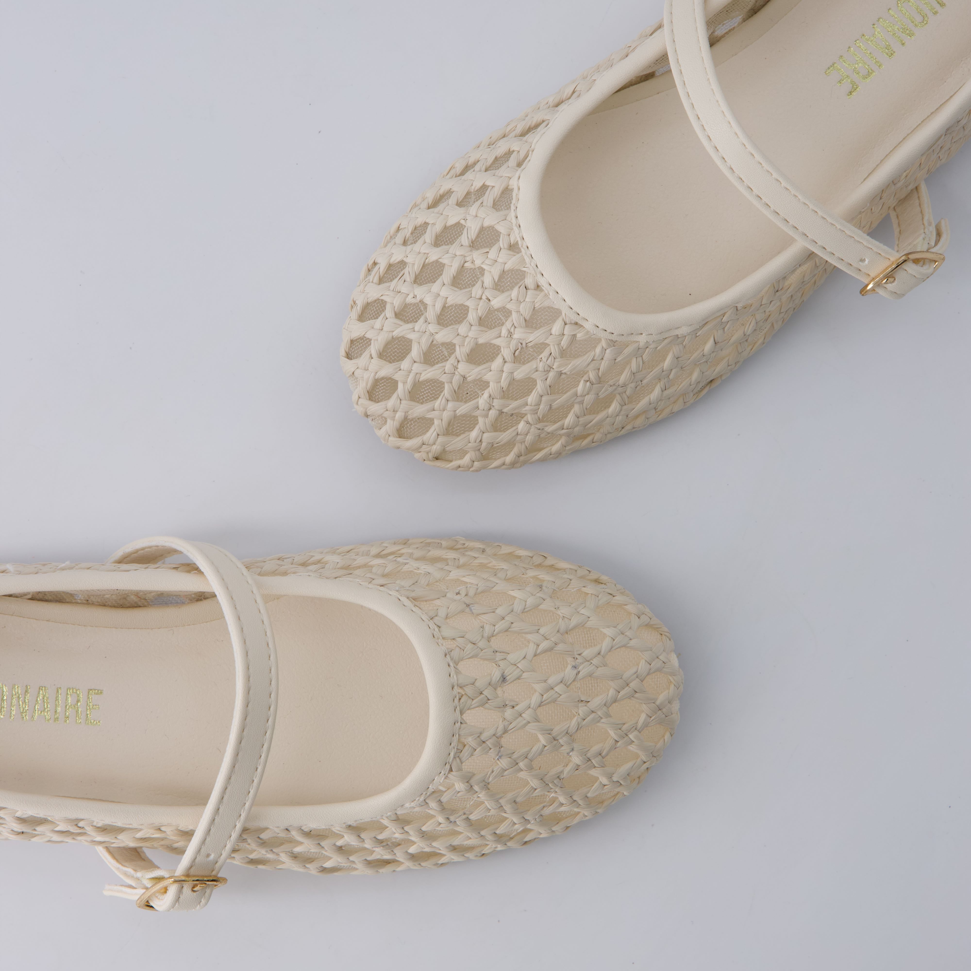 Darla Mary Jane Ballet Flats Cream Medium
