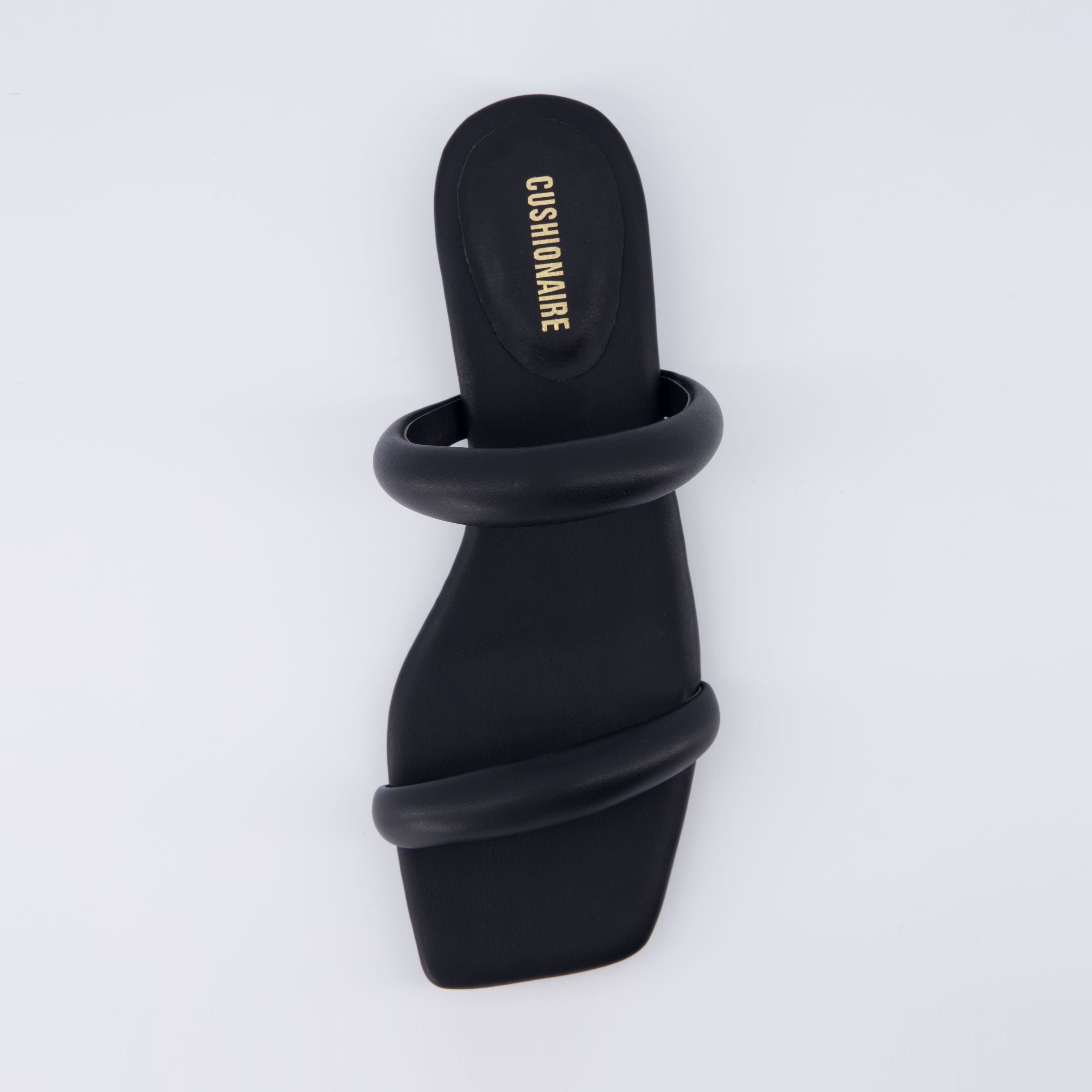 Dazzle Two Band Slide Sandal Black