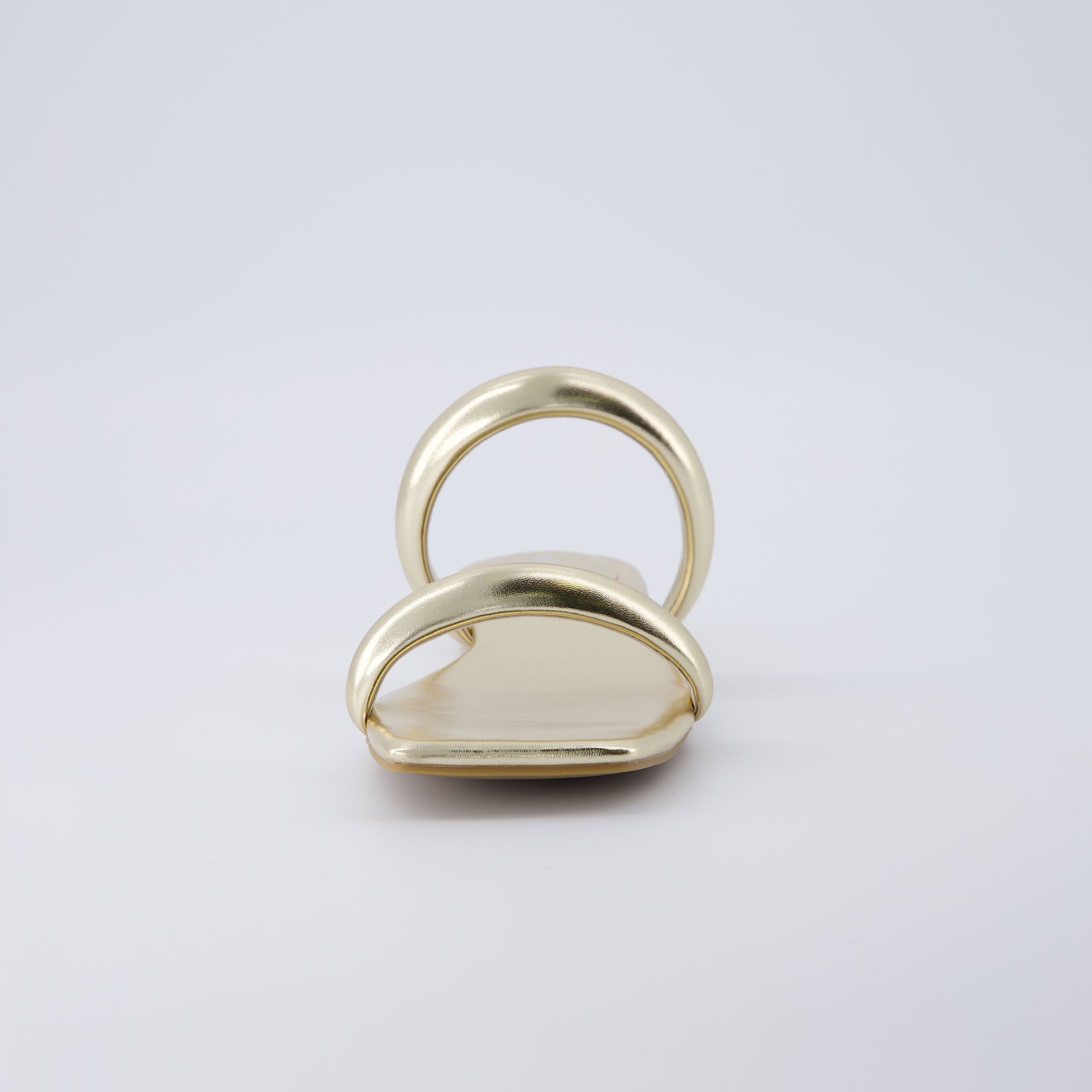 Dazzle Two Band Slide Sandal Gold