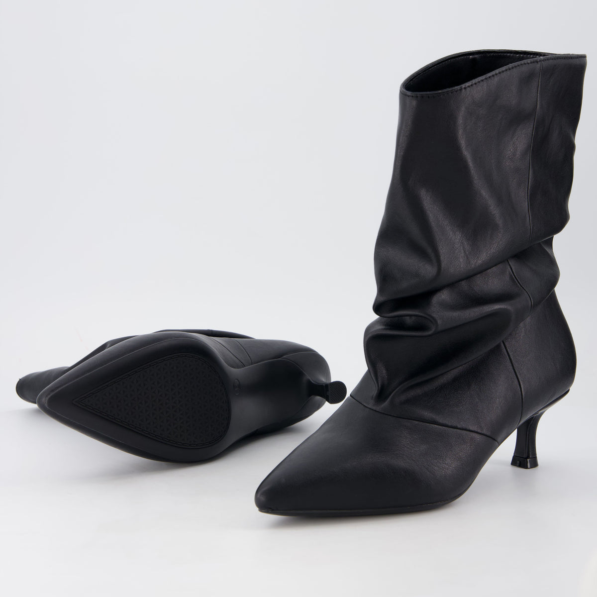 Delia Kitten Heel Boots