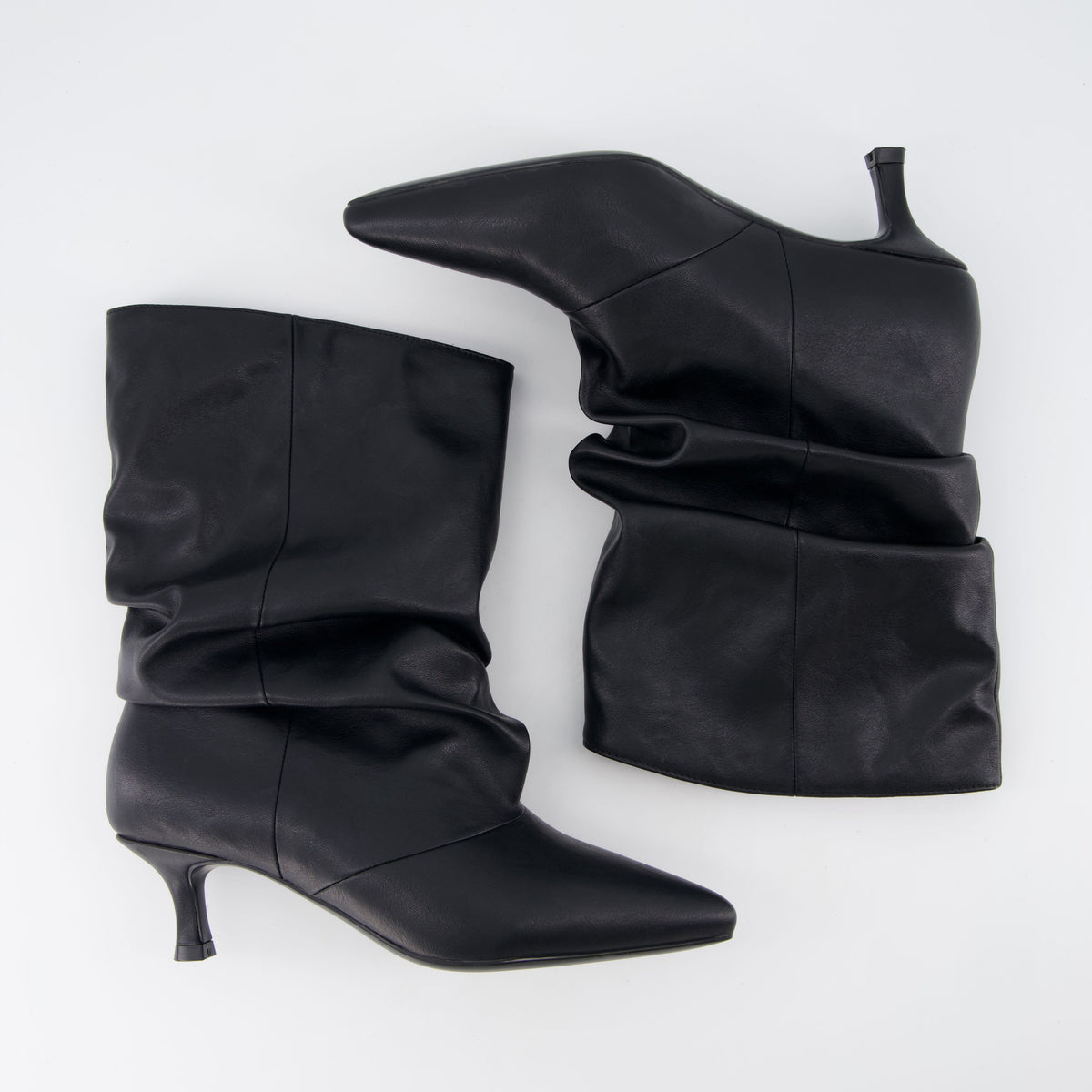 Delia Kitten Heel Boots