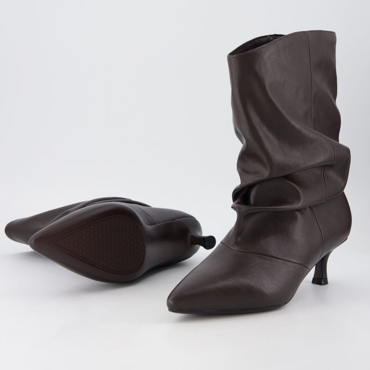 Delia Kitten Heel Boots