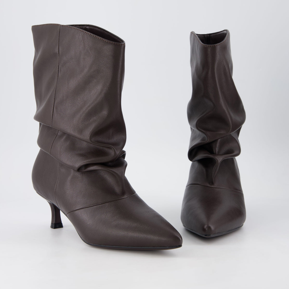 Delia Kitten Heel Boots