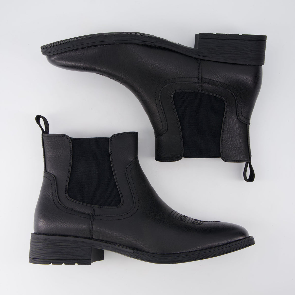 Dude Western Ankle Boots Black Medium