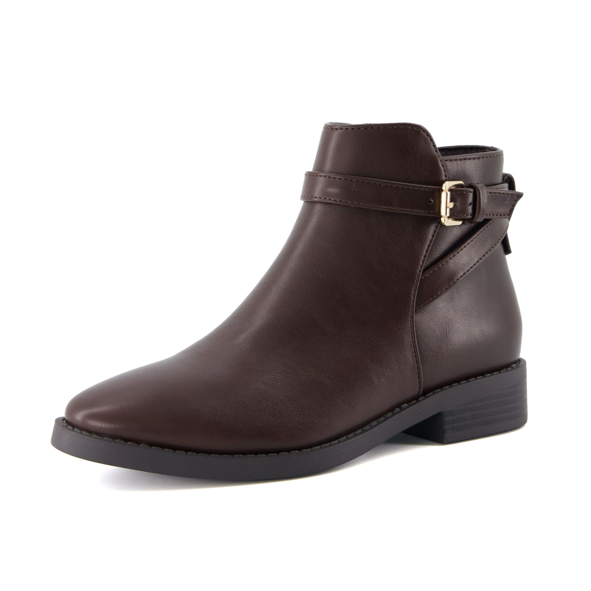 Ean Short Ankle Boots Dark Brown Medium