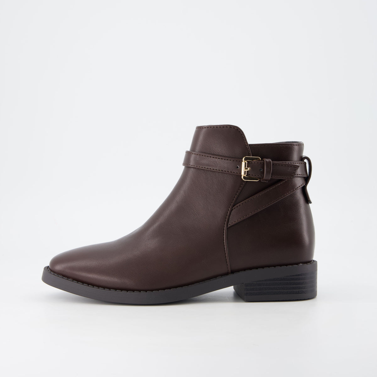 Ean Short Ankle Boots Dark Brown Medium