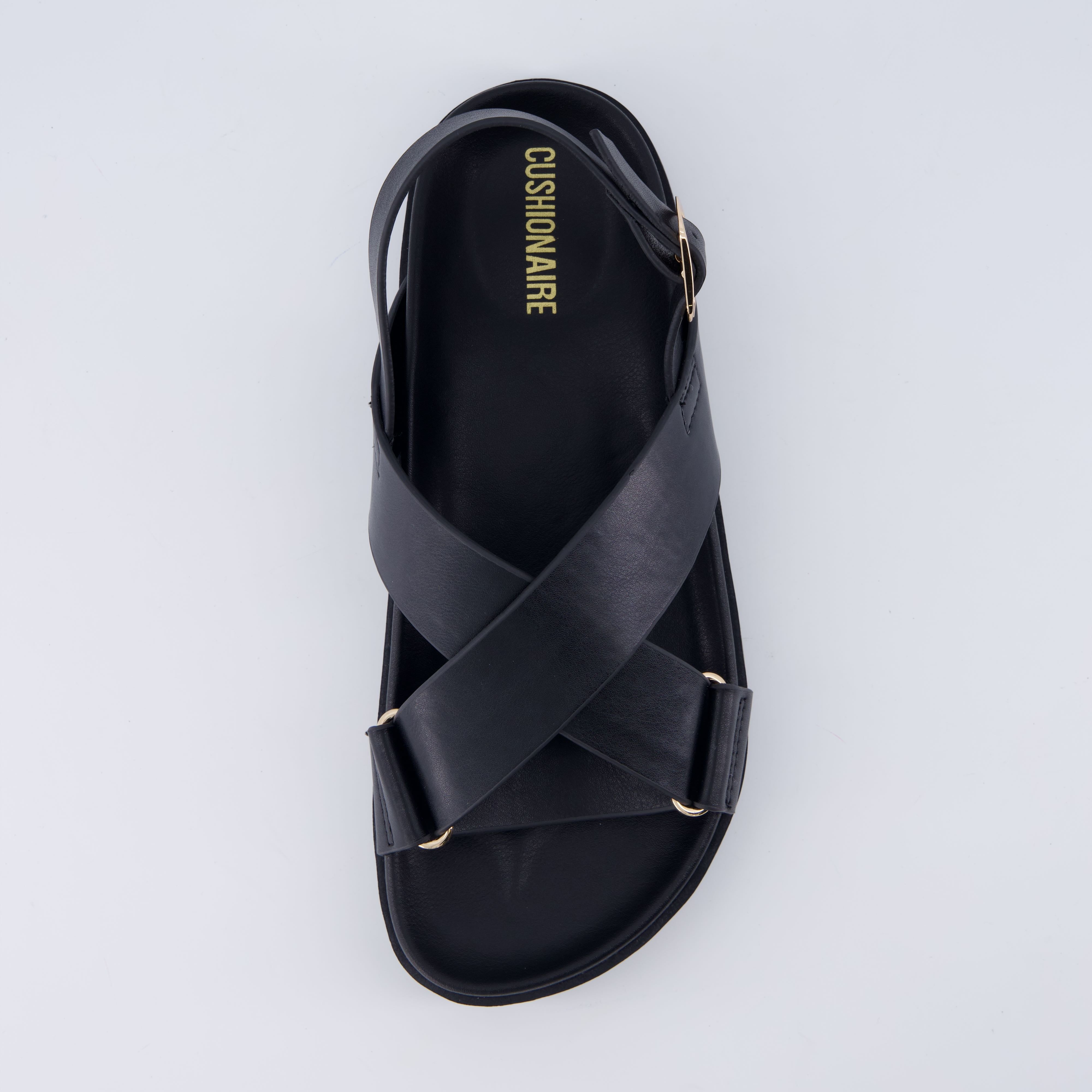 Eden Footbed Sandals Black Medium