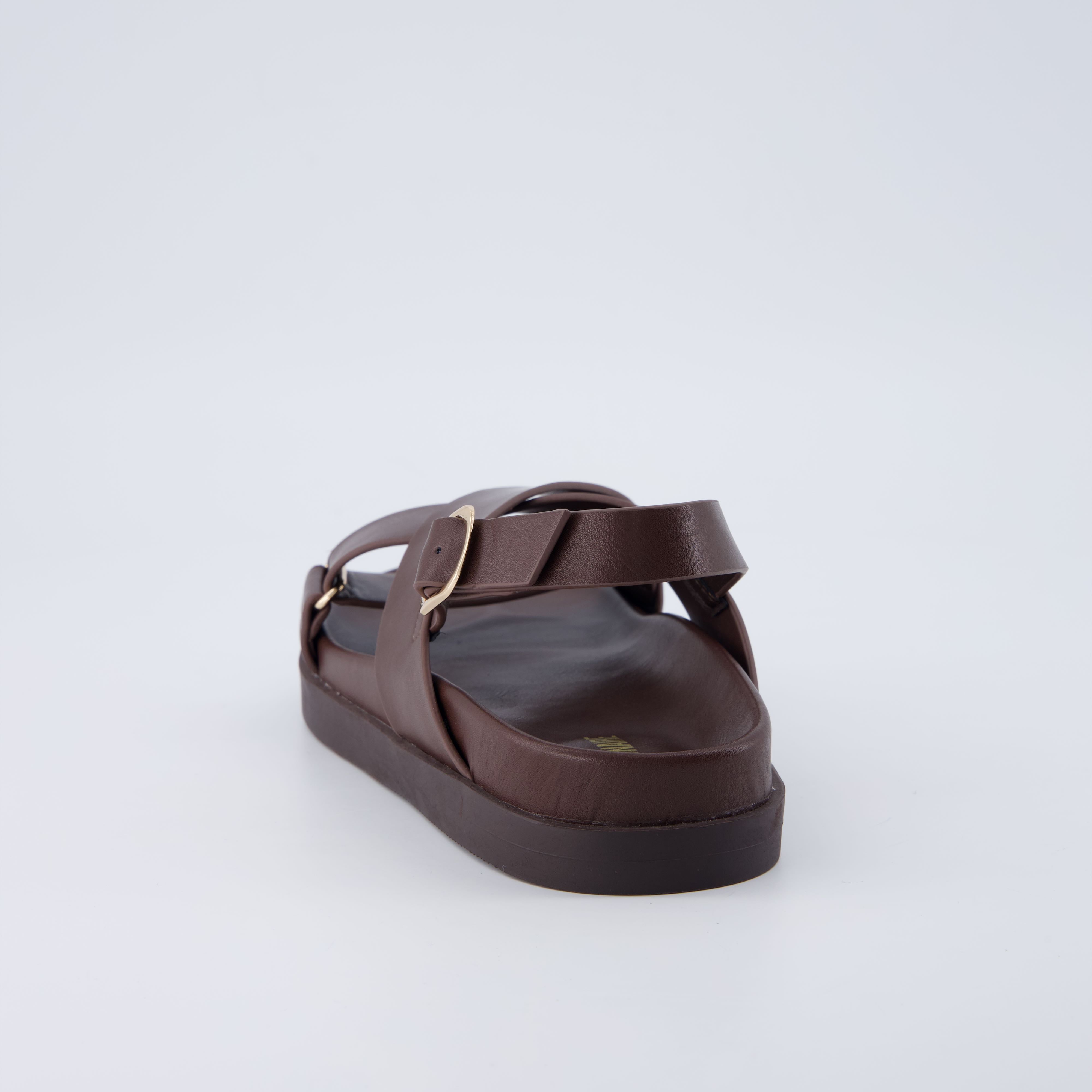 Eden Footbed Sandals Chocolate Medium