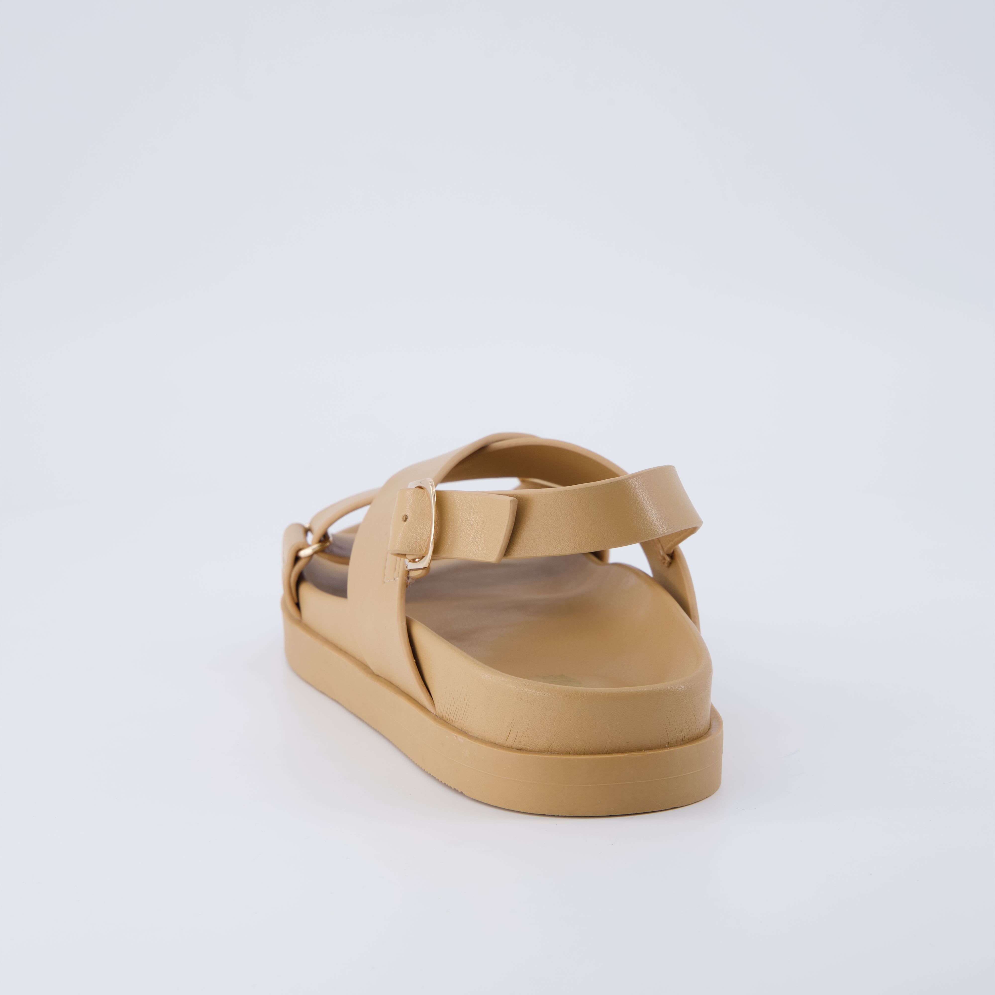 Eden Footbed Sandals Tan Medium