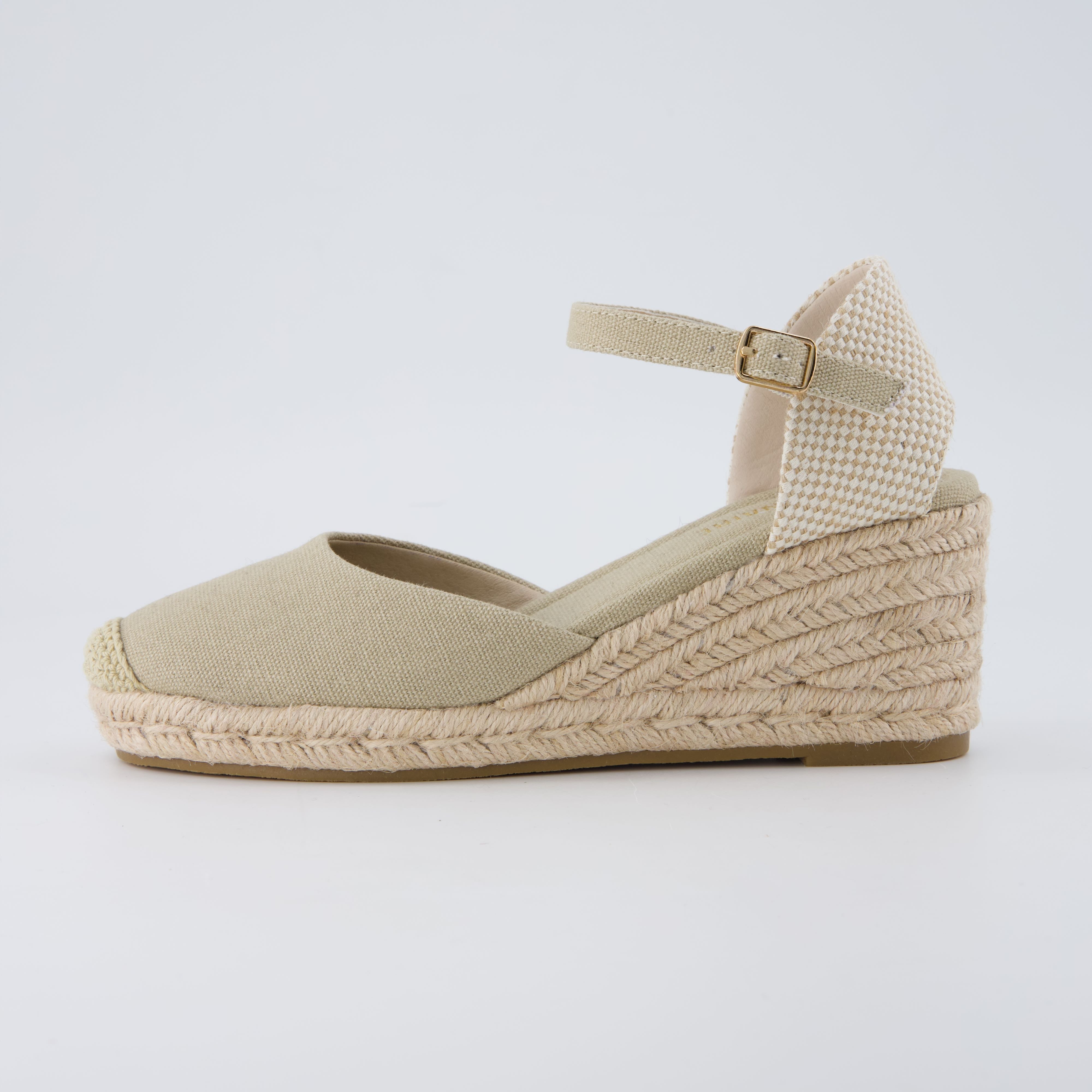 Elche Wedge Sandals Natural