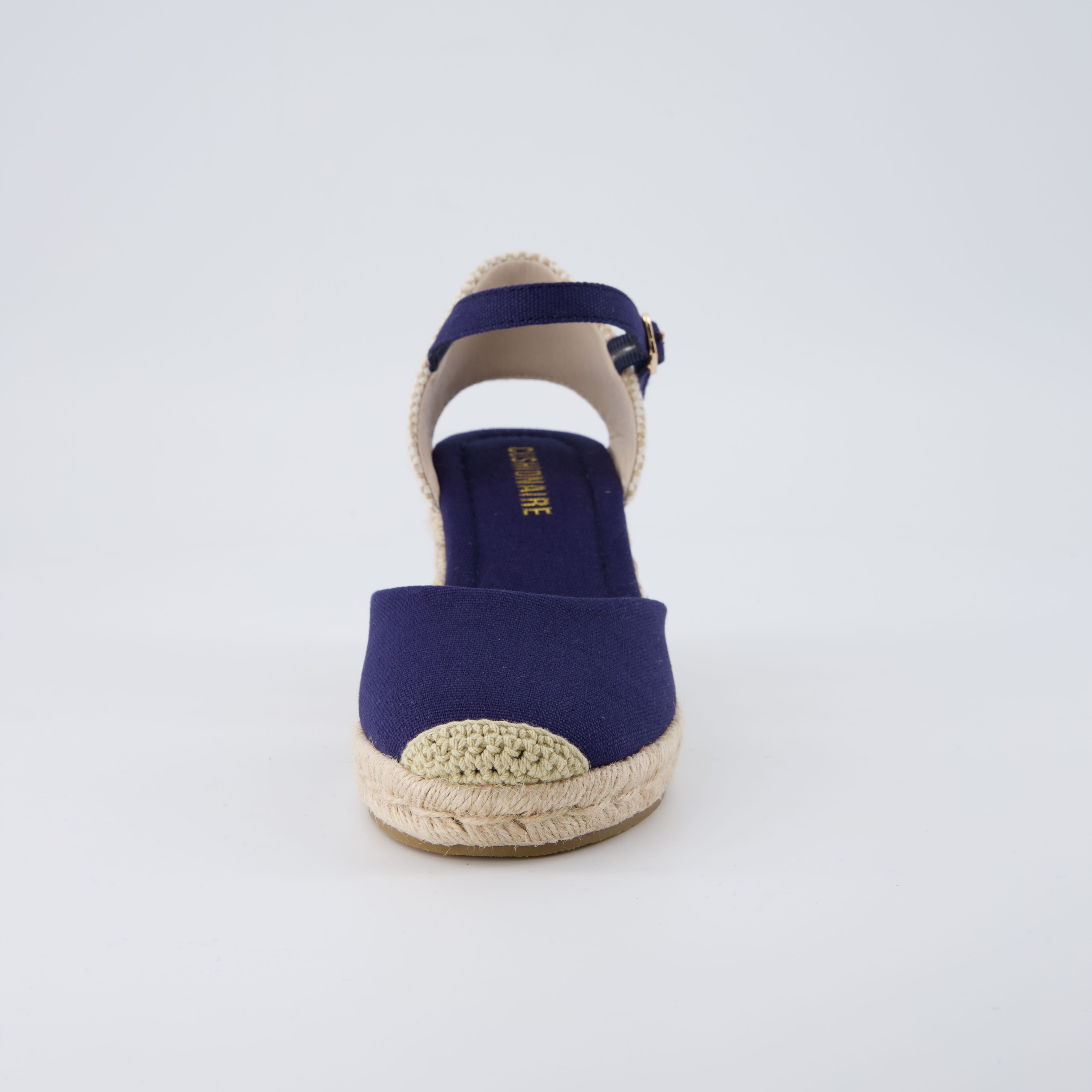 Elche Wedge Sandals Navy