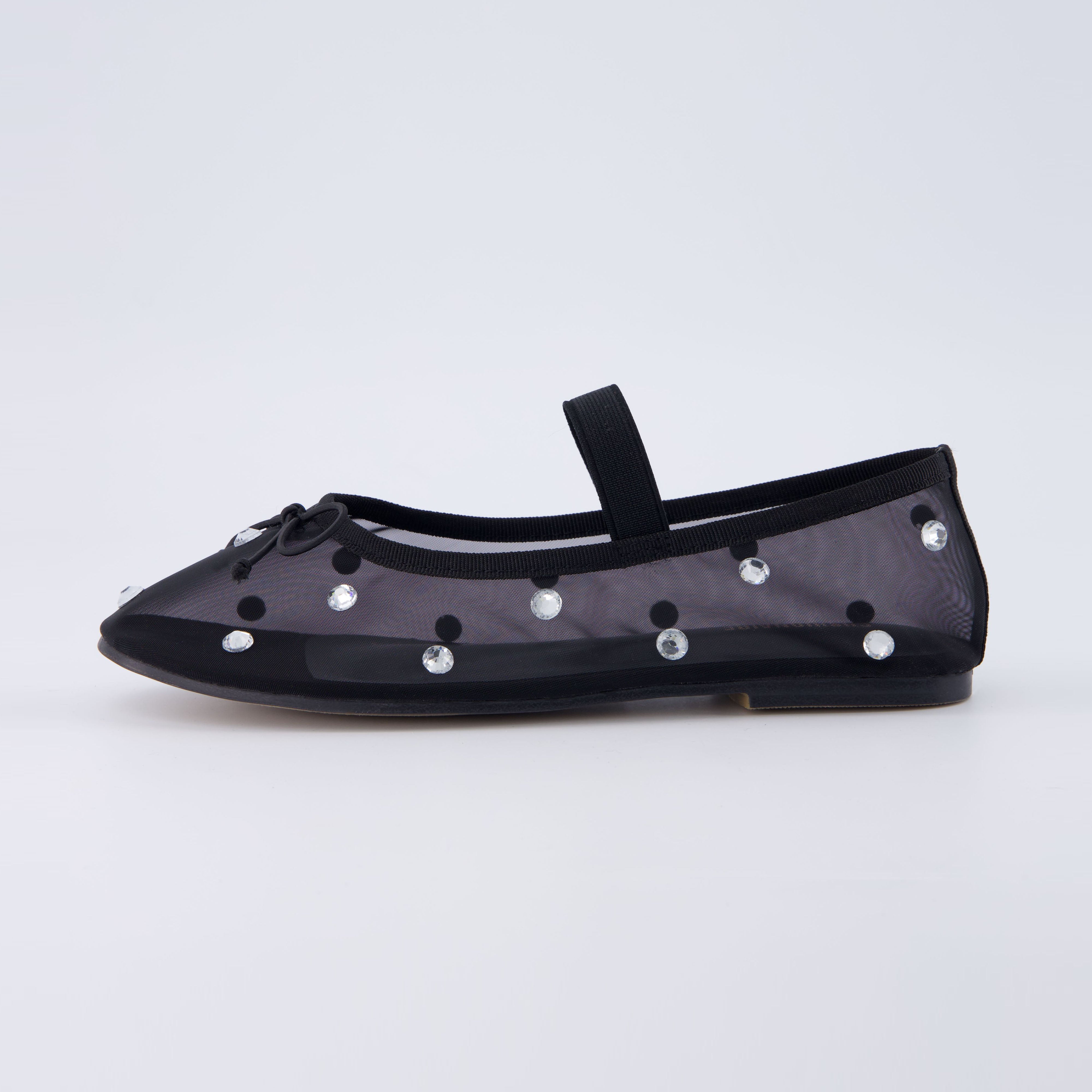 Elegant Mary Jane Flat Black