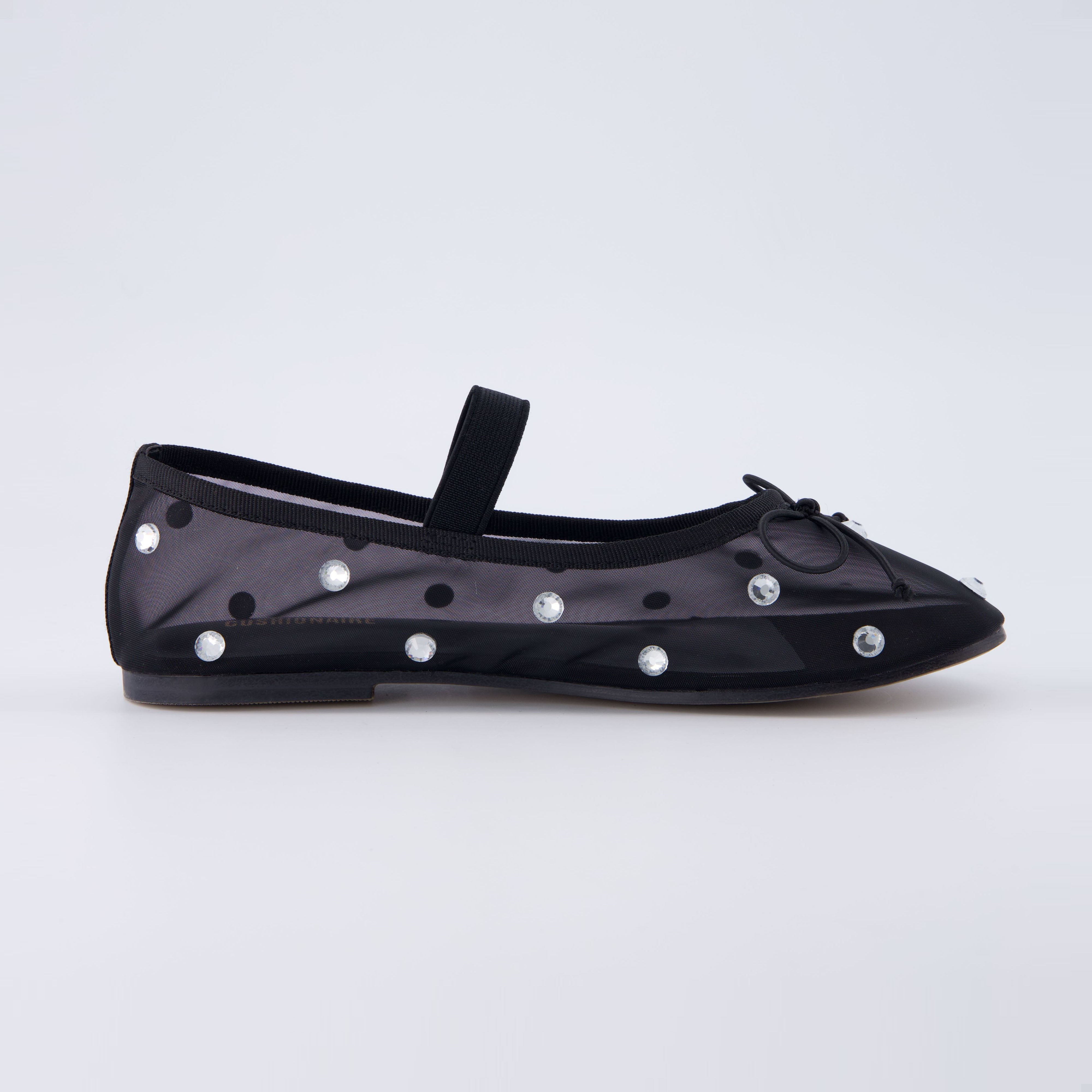 Elegant Mary Jane Flat Black